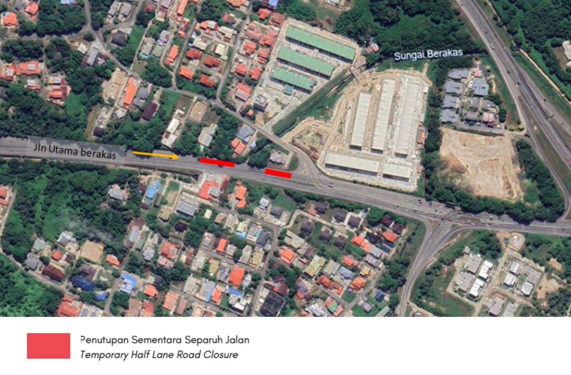 公共工程局发布路段暂时道闭图