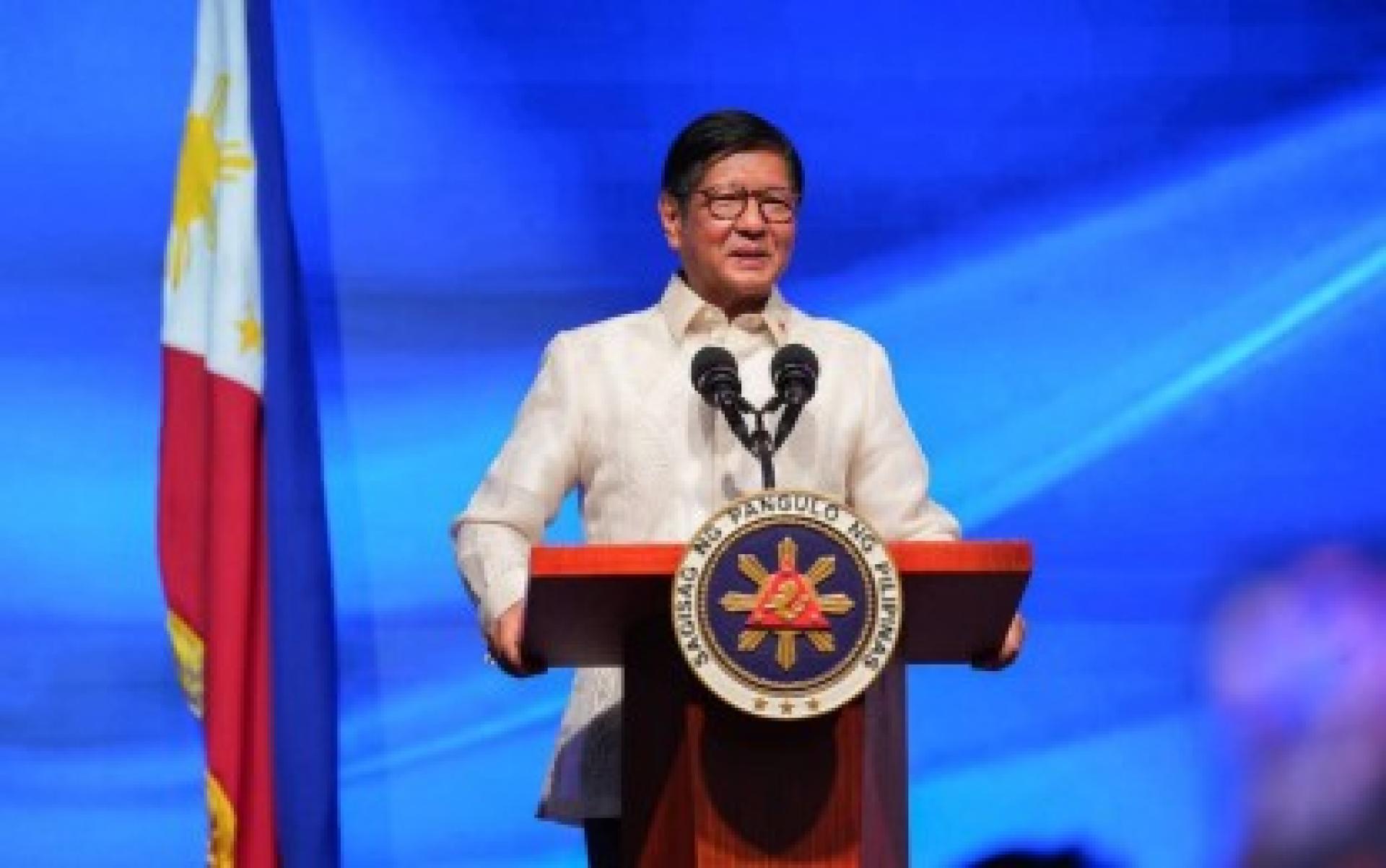 菲律宾总统费迪南马可仕。