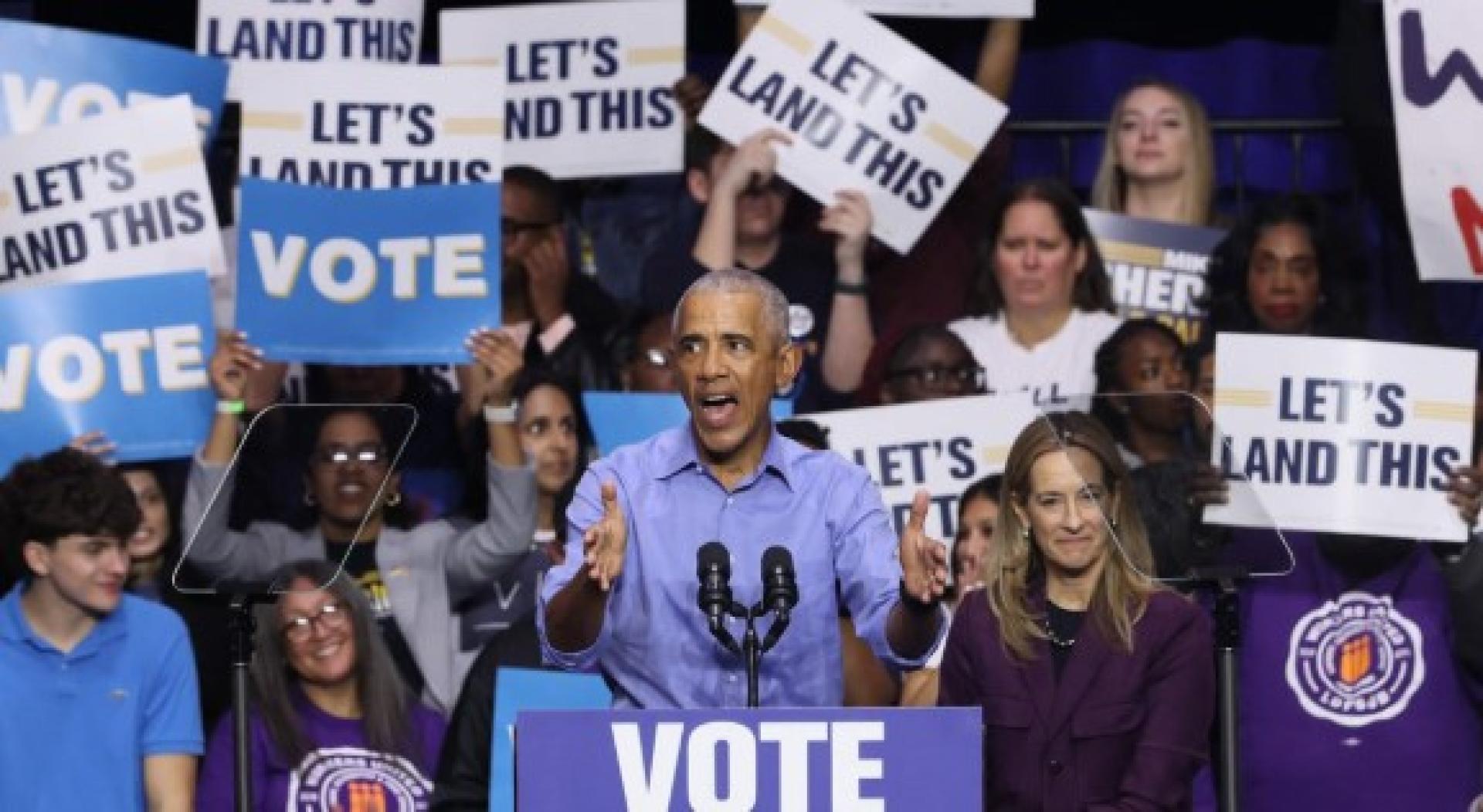 欧巴马称，商界领袖、律师事务所和大学院校卑躬屈膝来取悦特朗普。