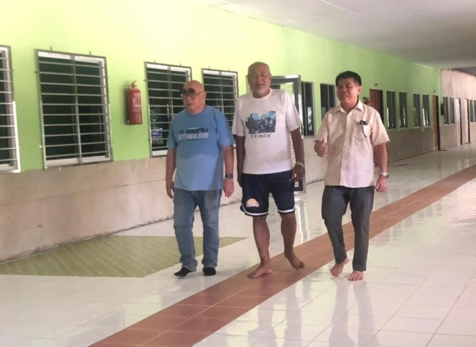 砂拉越总理政治秘书Brian Fung Kok Shiun前往视察相关发展项目进度。