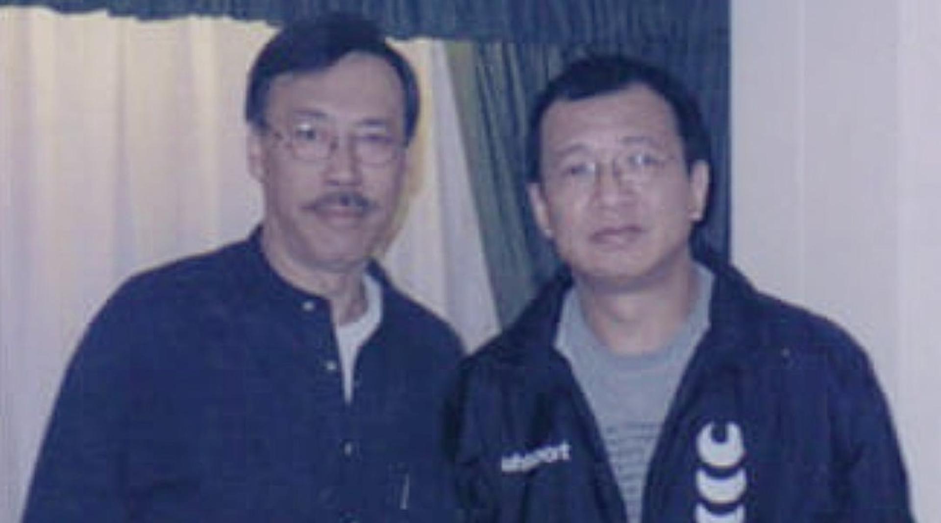 许绍雄（右）、冯淬帆这对好友先后离世。