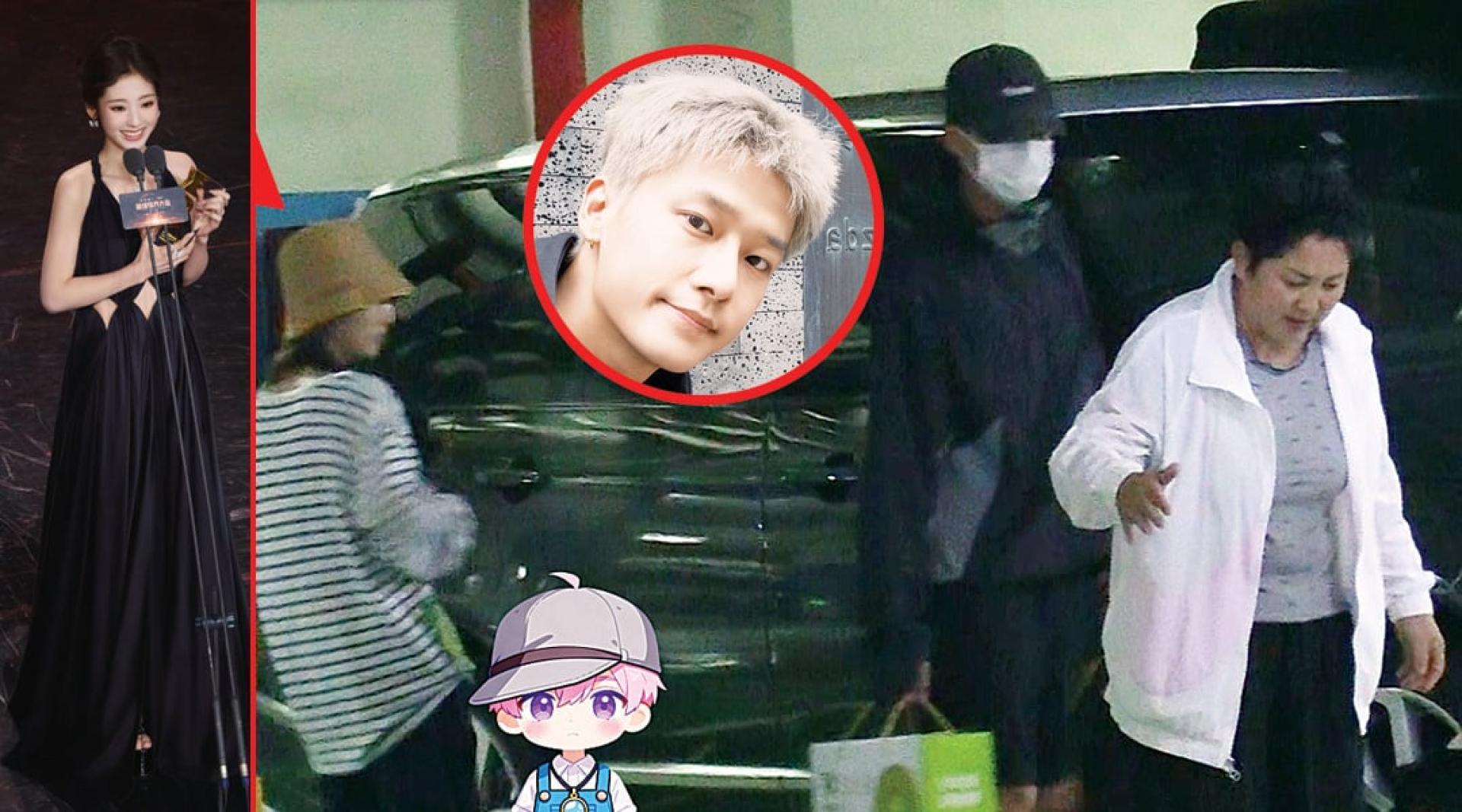 邢菲（左）与徐方舟被拍到同进同出。