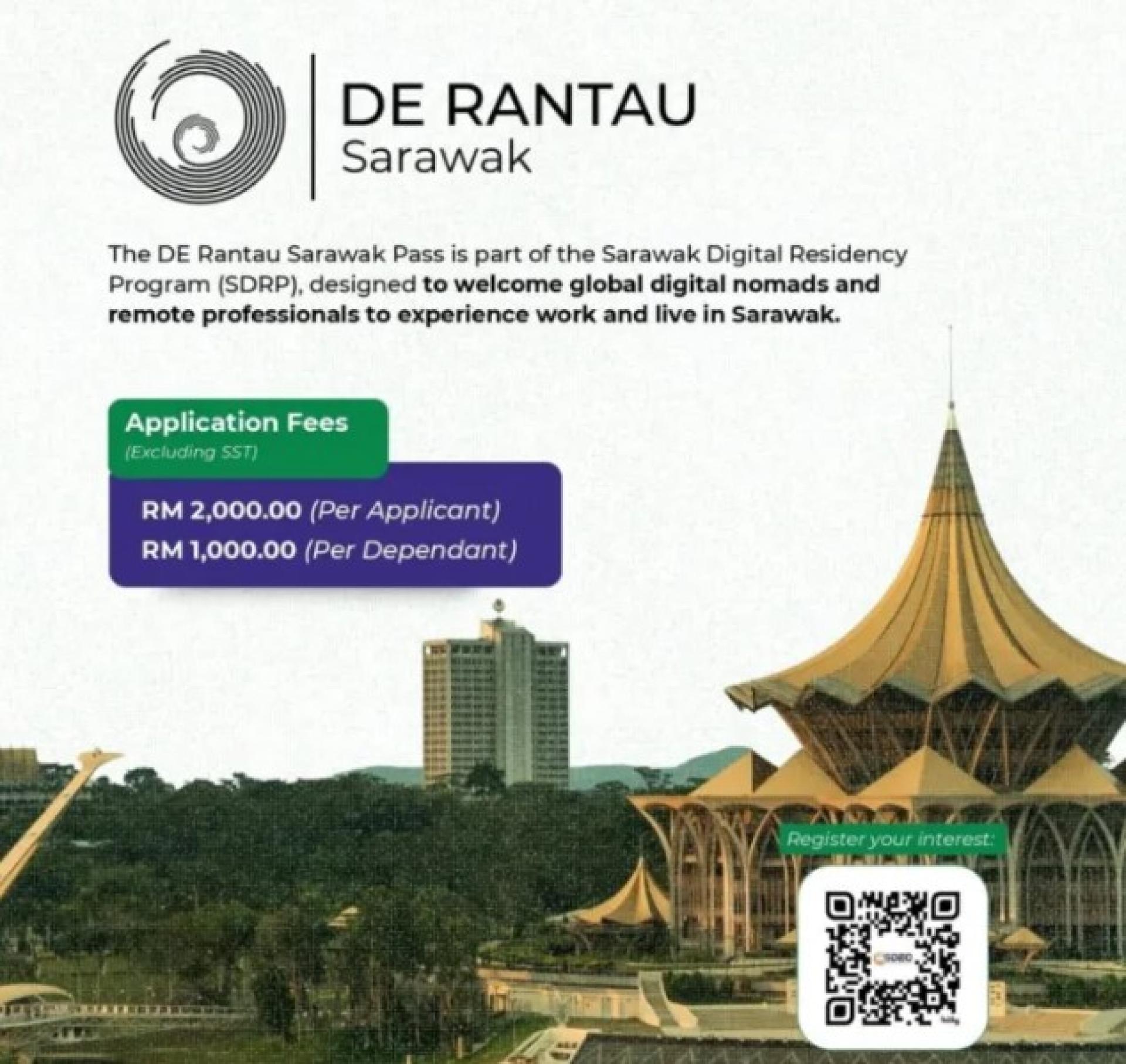 DE Rantau签证计划推动砂拉越成为东盟数码游牧族首选目的地。