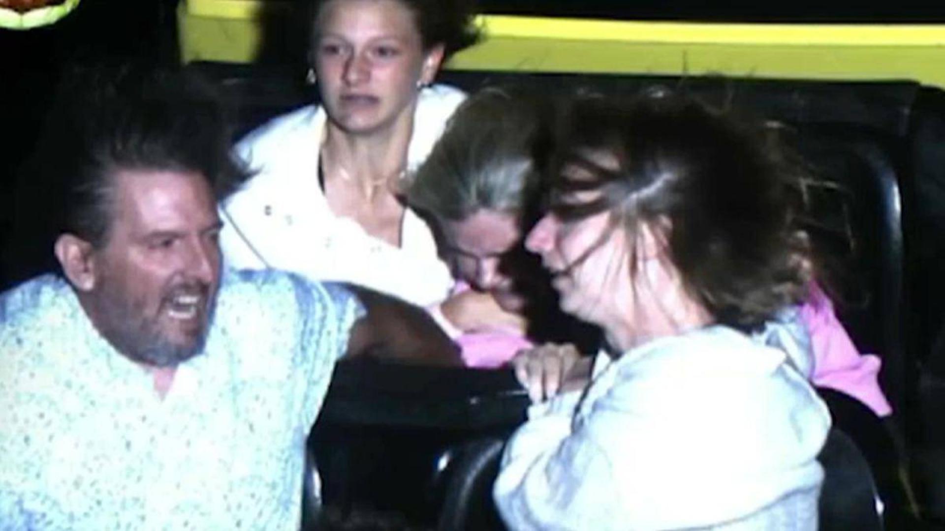 美国堪萨斯州一座游乐园近期发生惊险事件，一名小女孩乘坐过山车时，身上的安全带突然松脱。