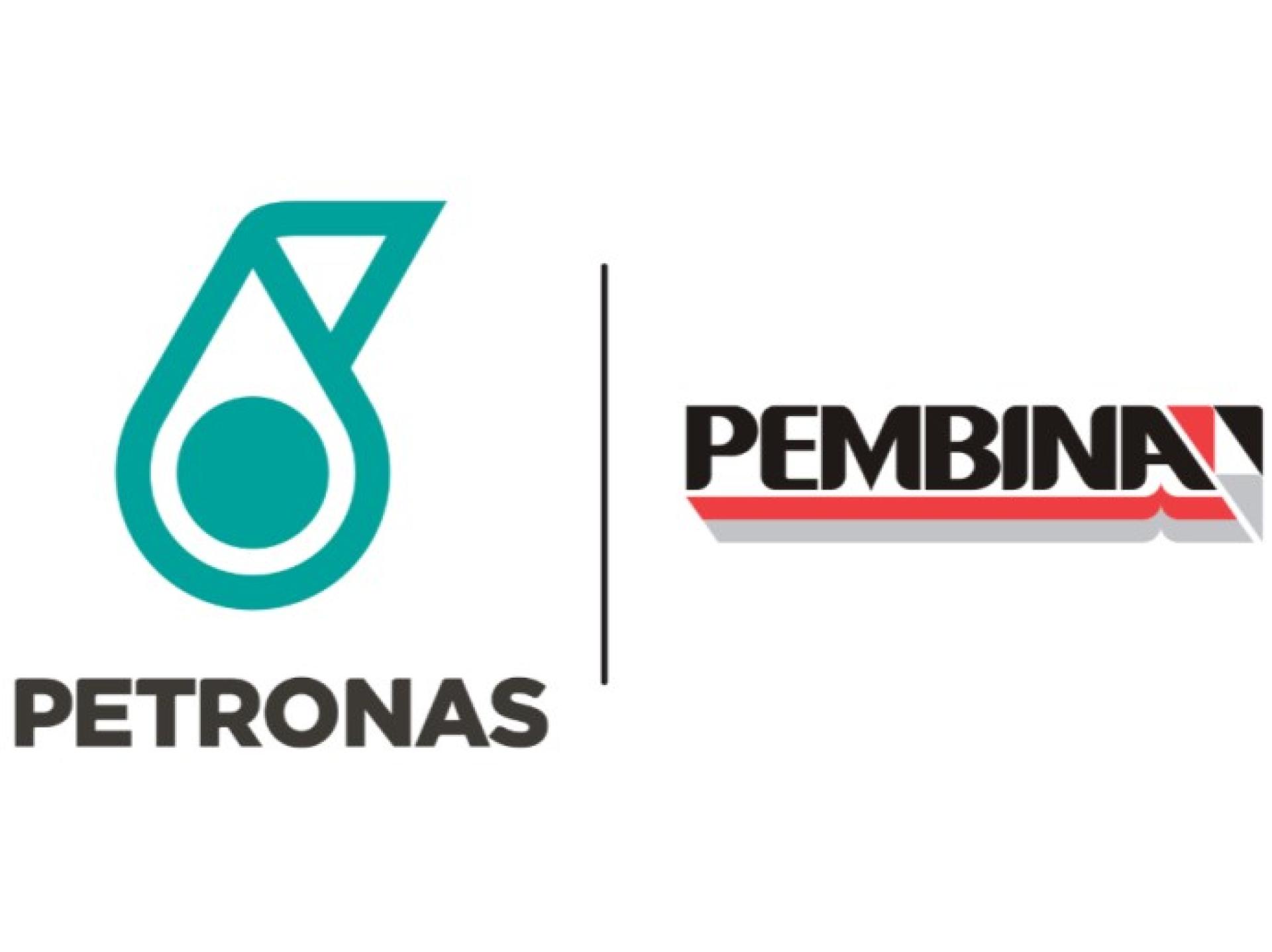 国油（左）与Pembina公司标志。