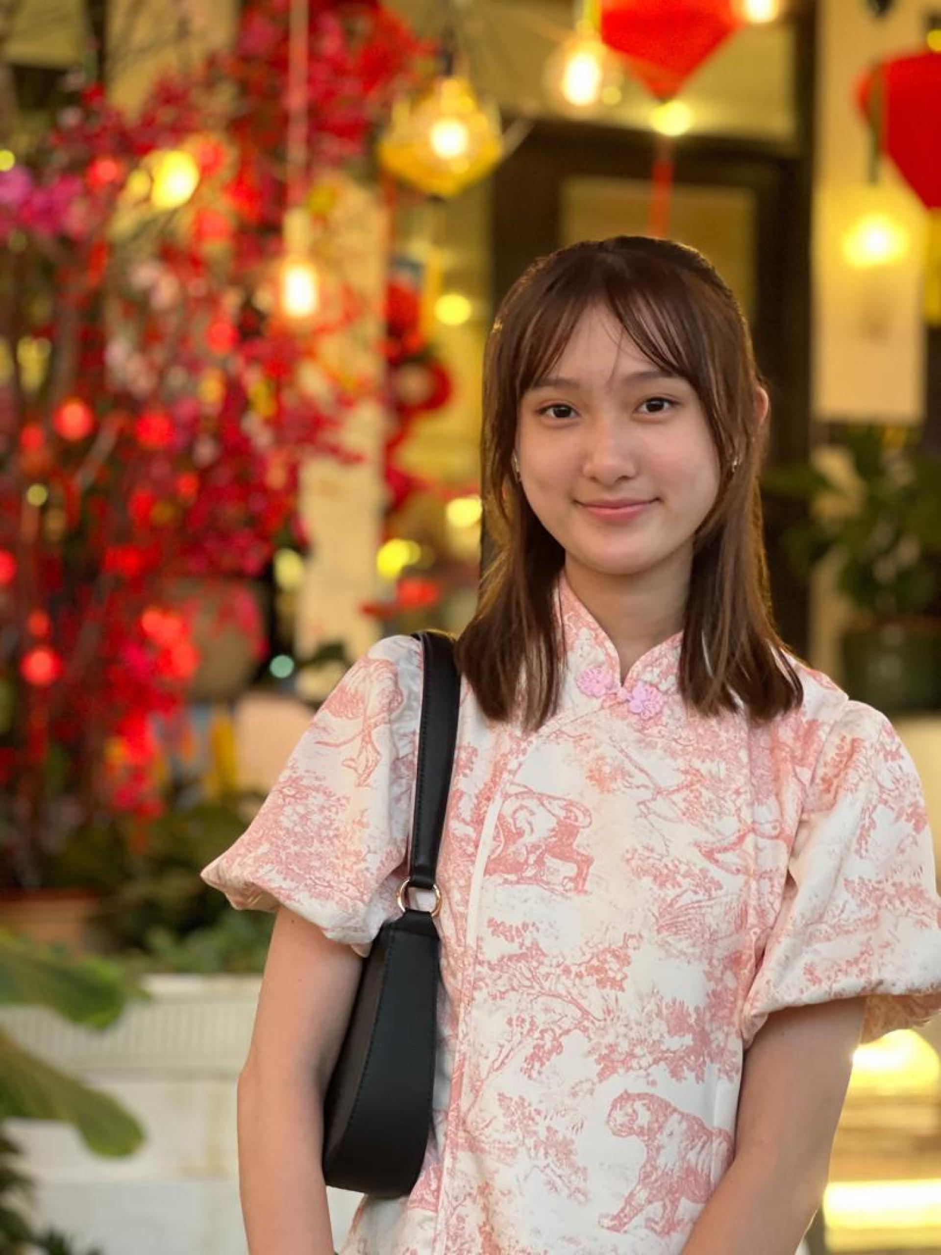 美里培民中学校友郭涵怡。