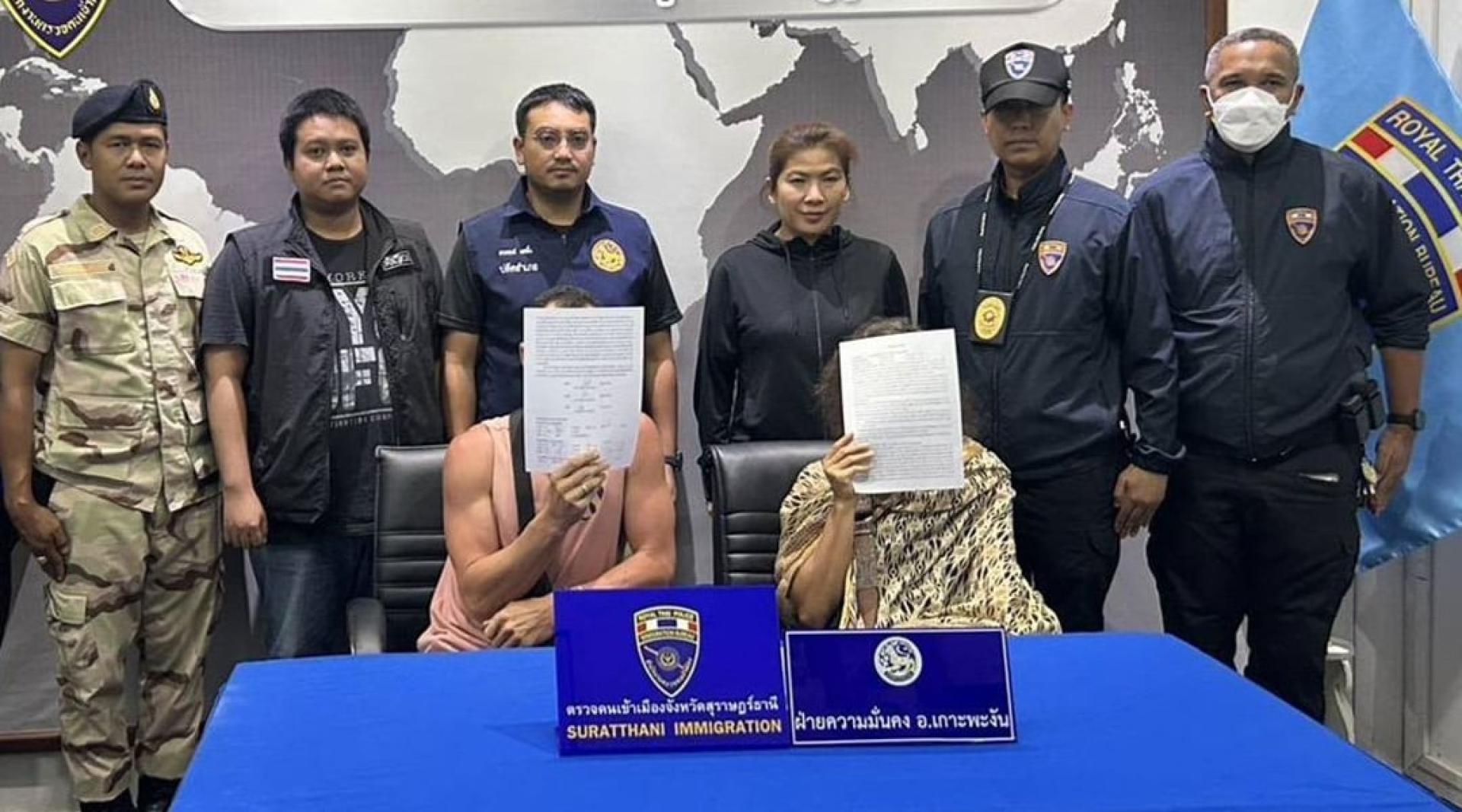 夫妇已坦承影片中的人物确为本人。（图：曼谷邮报）