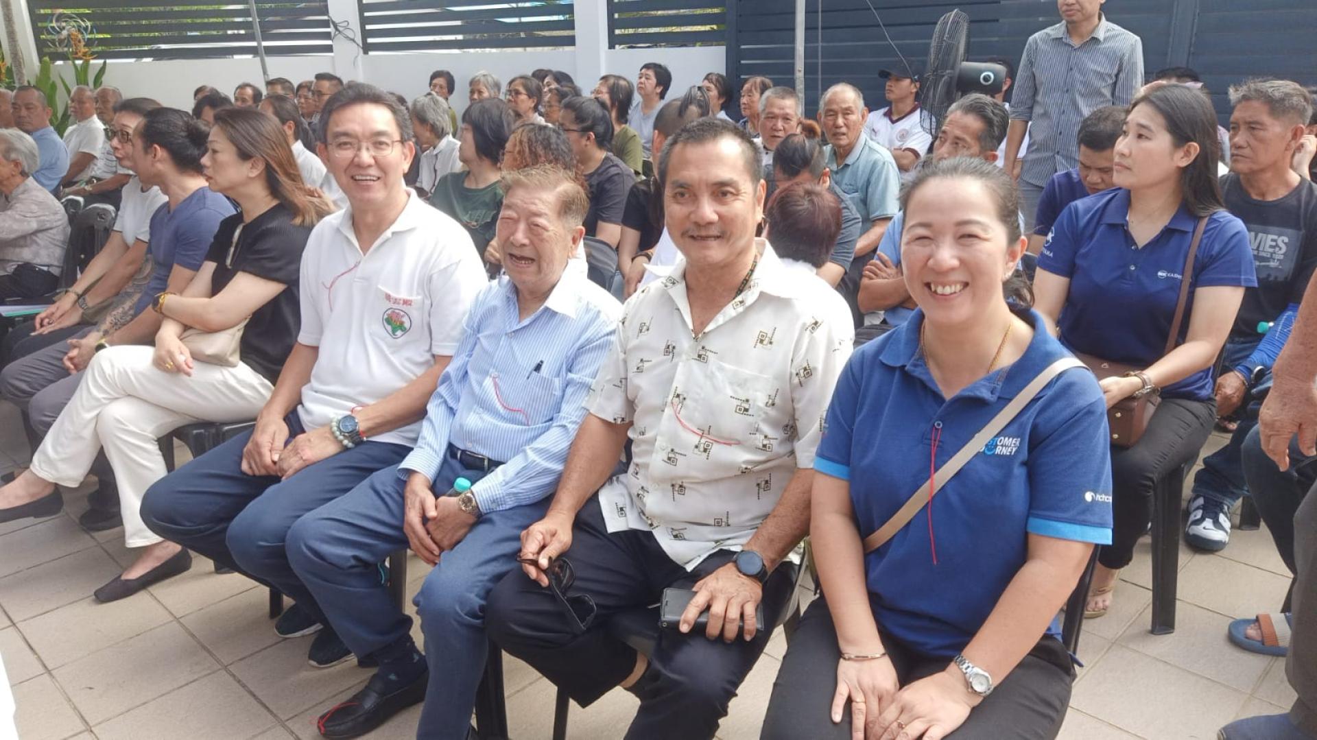 林伟发、李永贞、程永年、彭幼雯出席李府家奠公祭