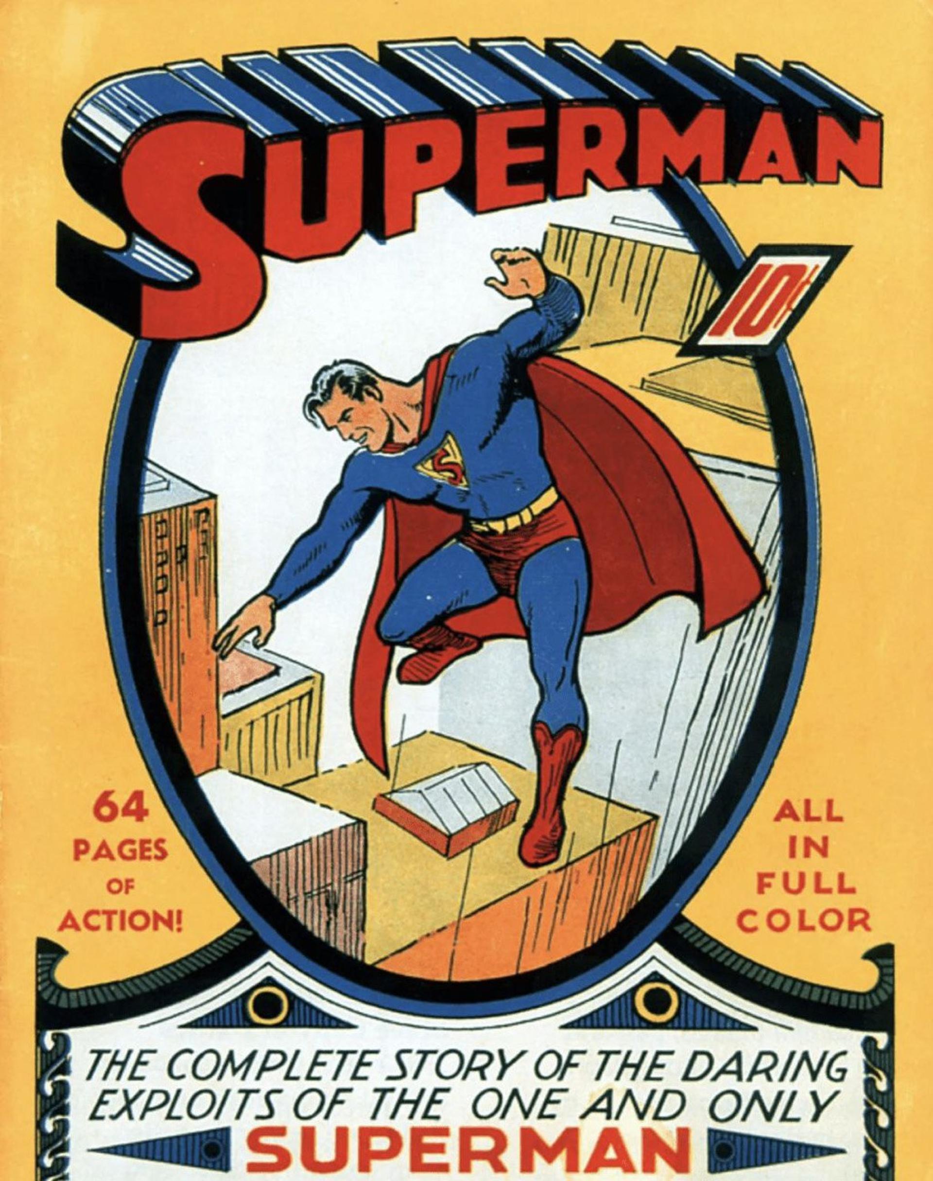 3兄弟在阁楼发现5本早期《Action Comics》，其中一册正是这本稀世珍藏的《超人》首刊。