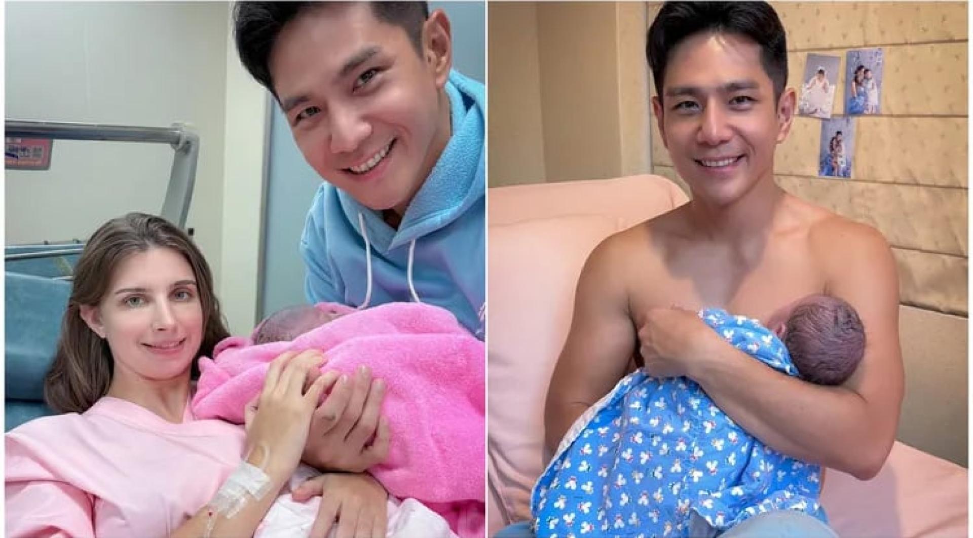 祖雄与乌克兰妻子戴佳娜迎来第二个孩子。