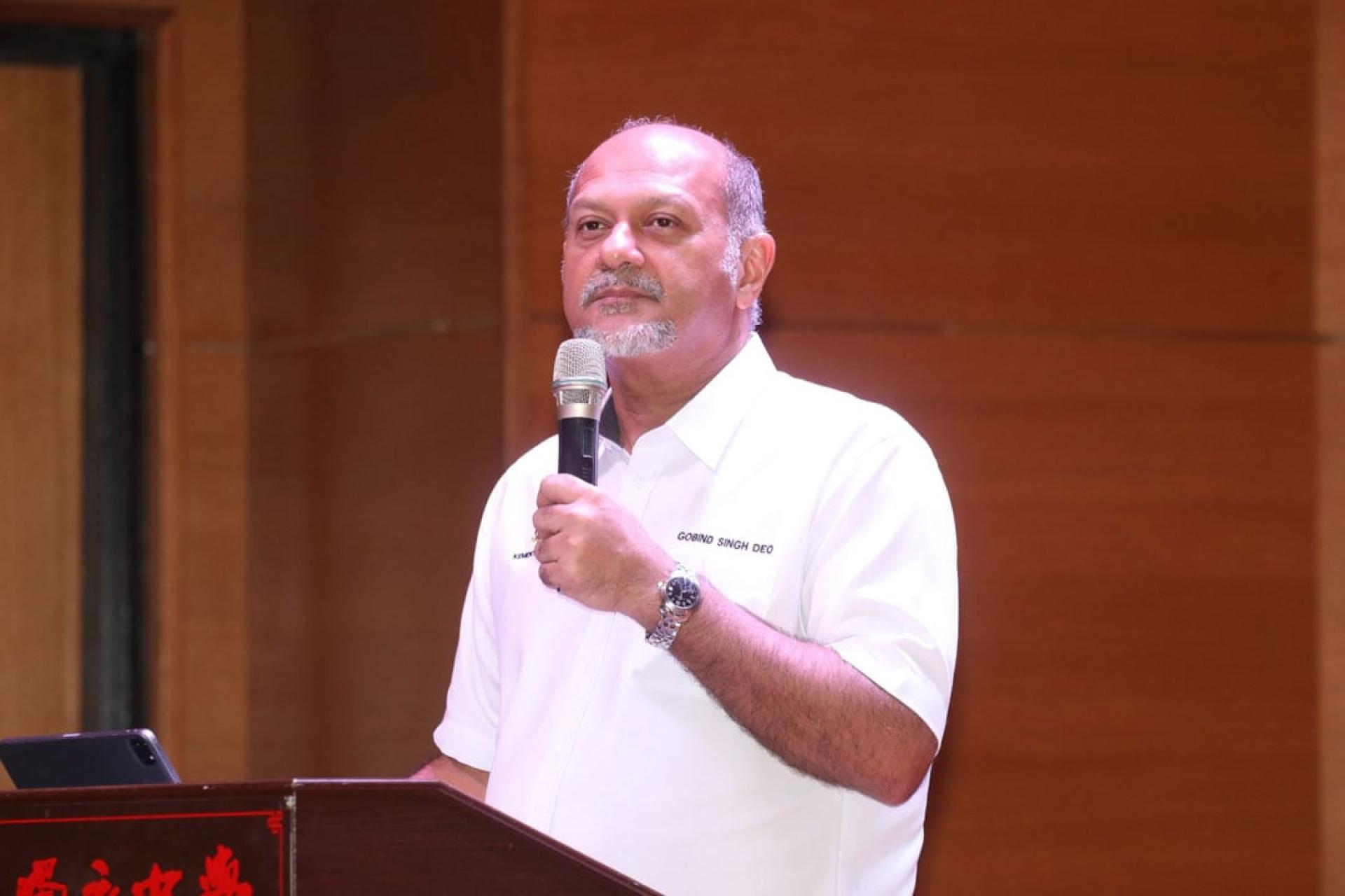 哥宾星：部门将向教育部及高教部建议，纳入更多科技课程，尤其是人工智能相关的技能，确保我国新生代在高科技应用方面领先群雄！