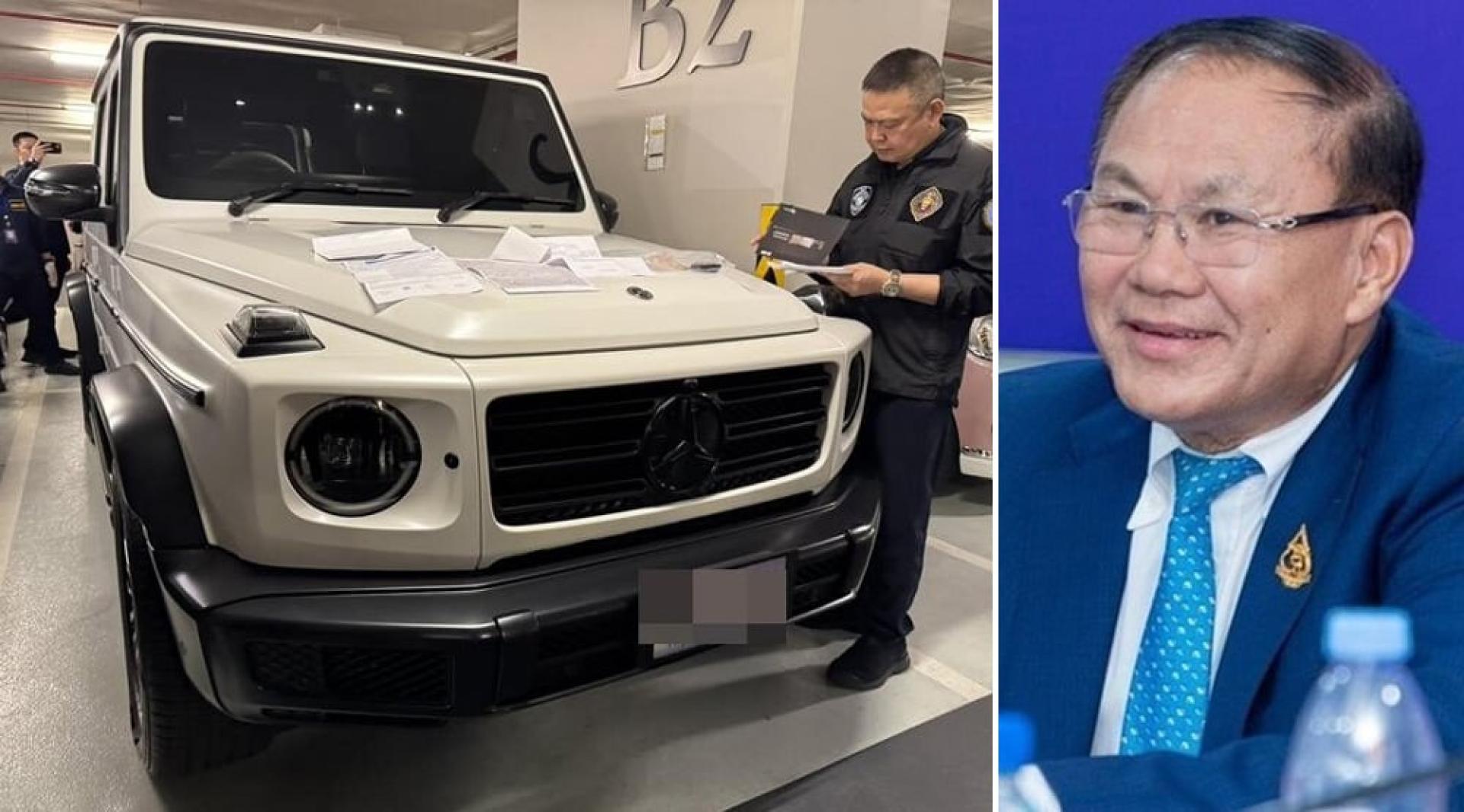 当局扣押属于李永法（右）的资产。