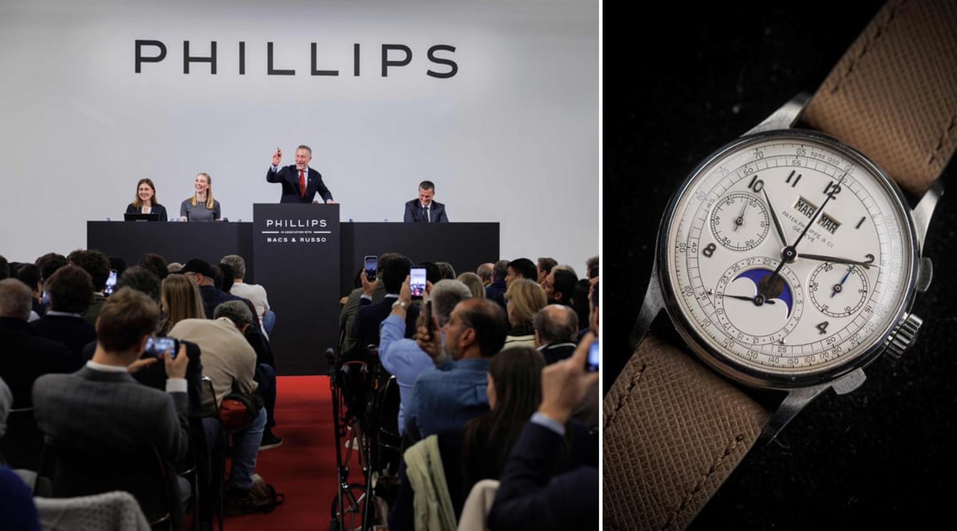 不锈钢1518腕表以1419万瑞士法郎成交。