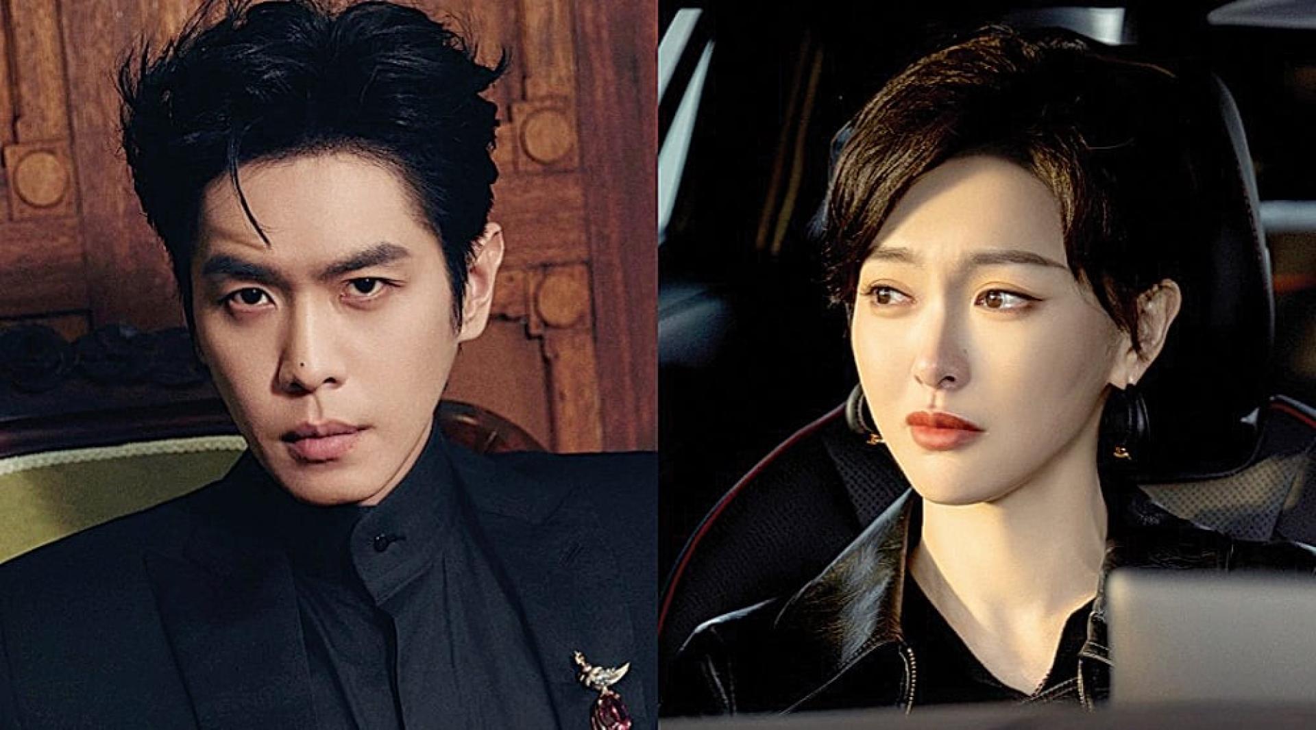 王家卫近来被外流多段录音档，不只拖累唐嫣（右图）新剧《爱情没有神话》遭撤档，还影响张若昀（左图）及唐嫣准备开拍的新剧双双延期。