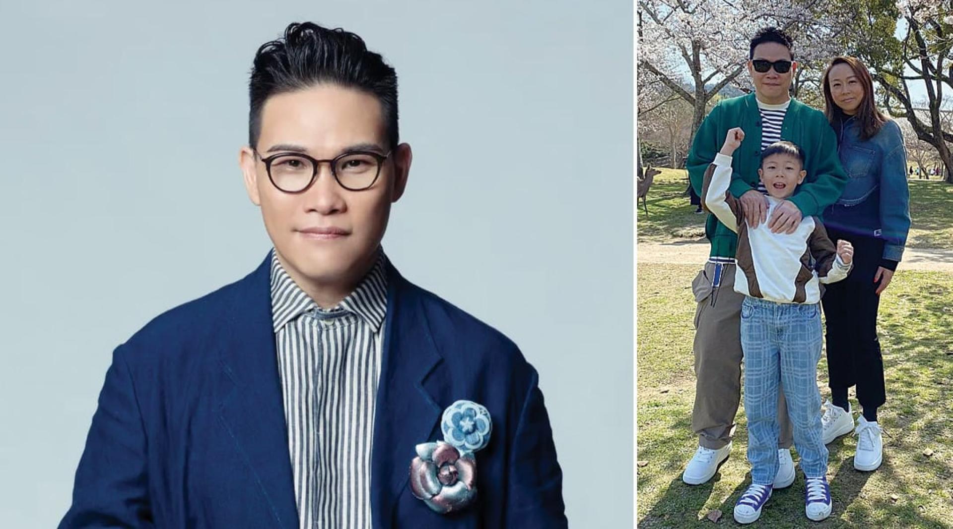 苏永康近年建立好男人形象，与太太育有一子。