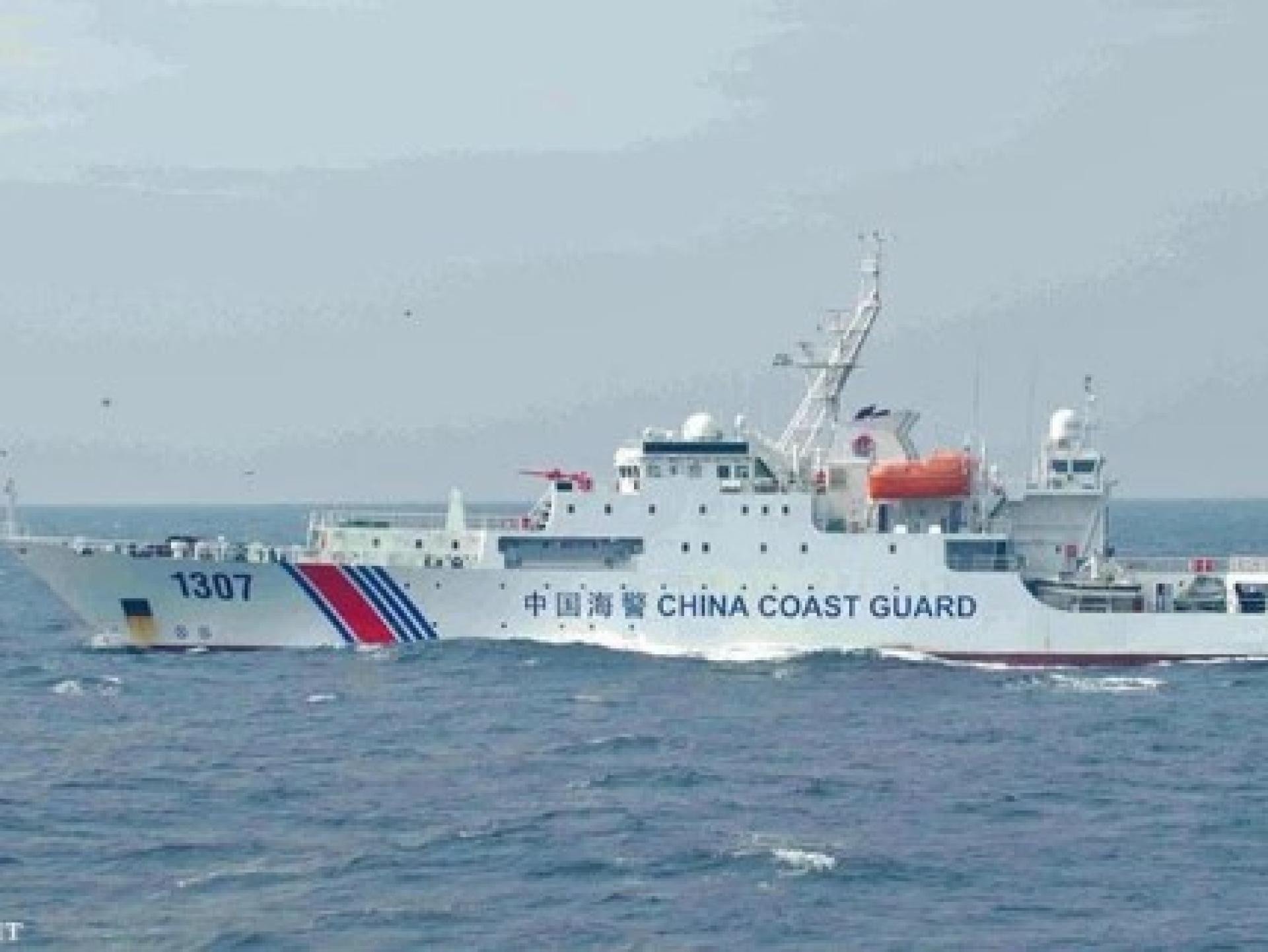 图为中国海警编队1307。