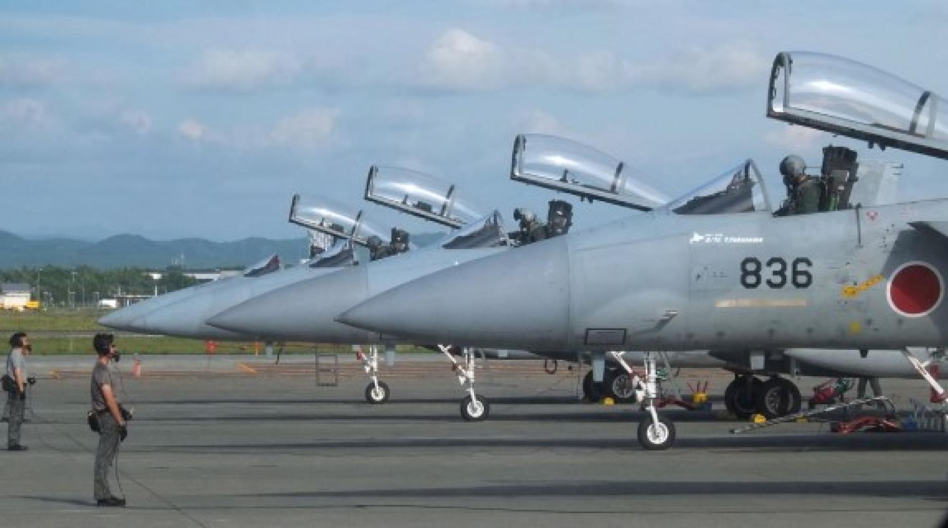 日本航空自卫队战斗机。（档案照）