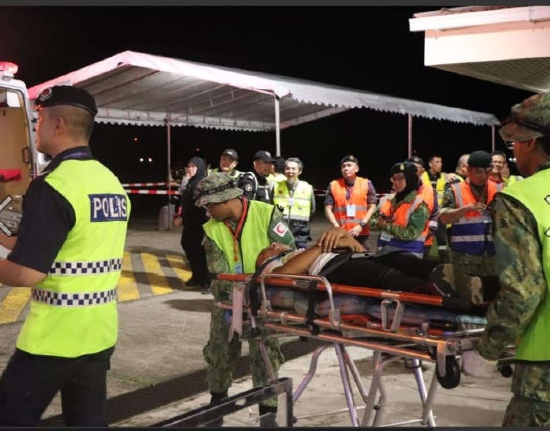 演习活动在进行