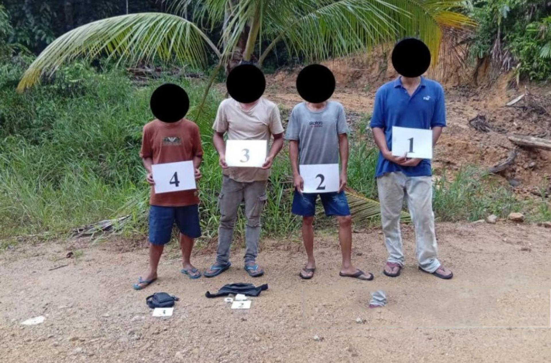 被拘留的嫌疑人，企图用四辆卡车走私香烟与洋葱。