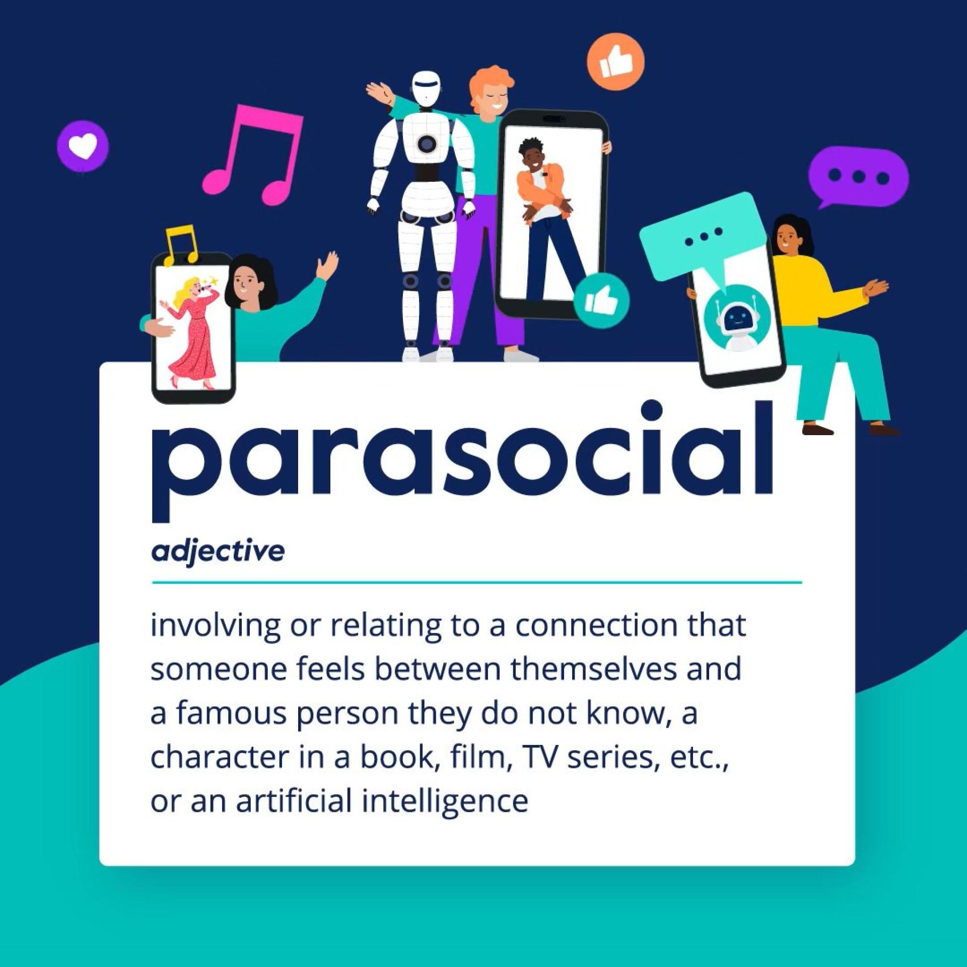 parasocial荣膺剑桥词典2025年度代表字。