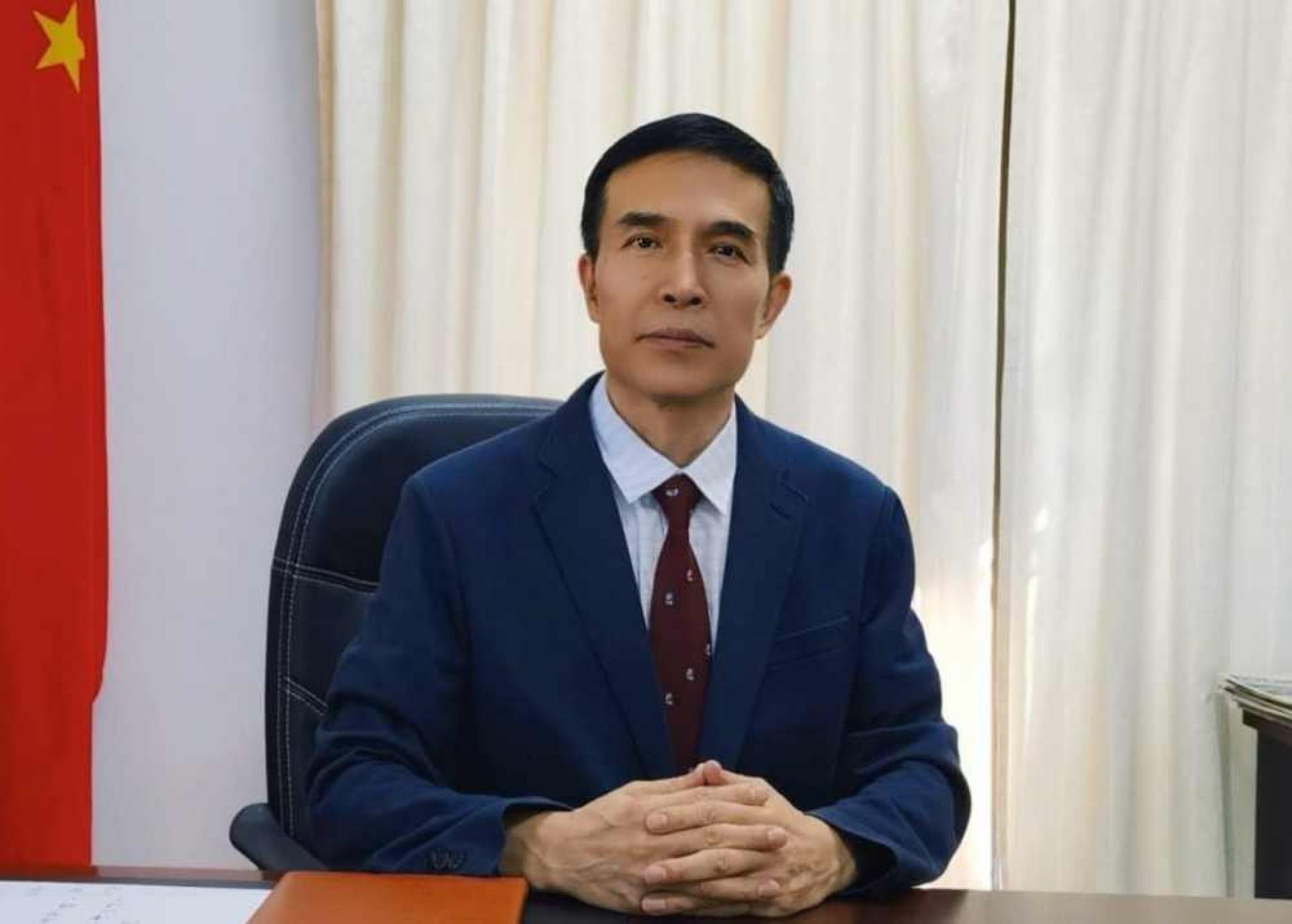 中国驻汶莱大使肖建国。