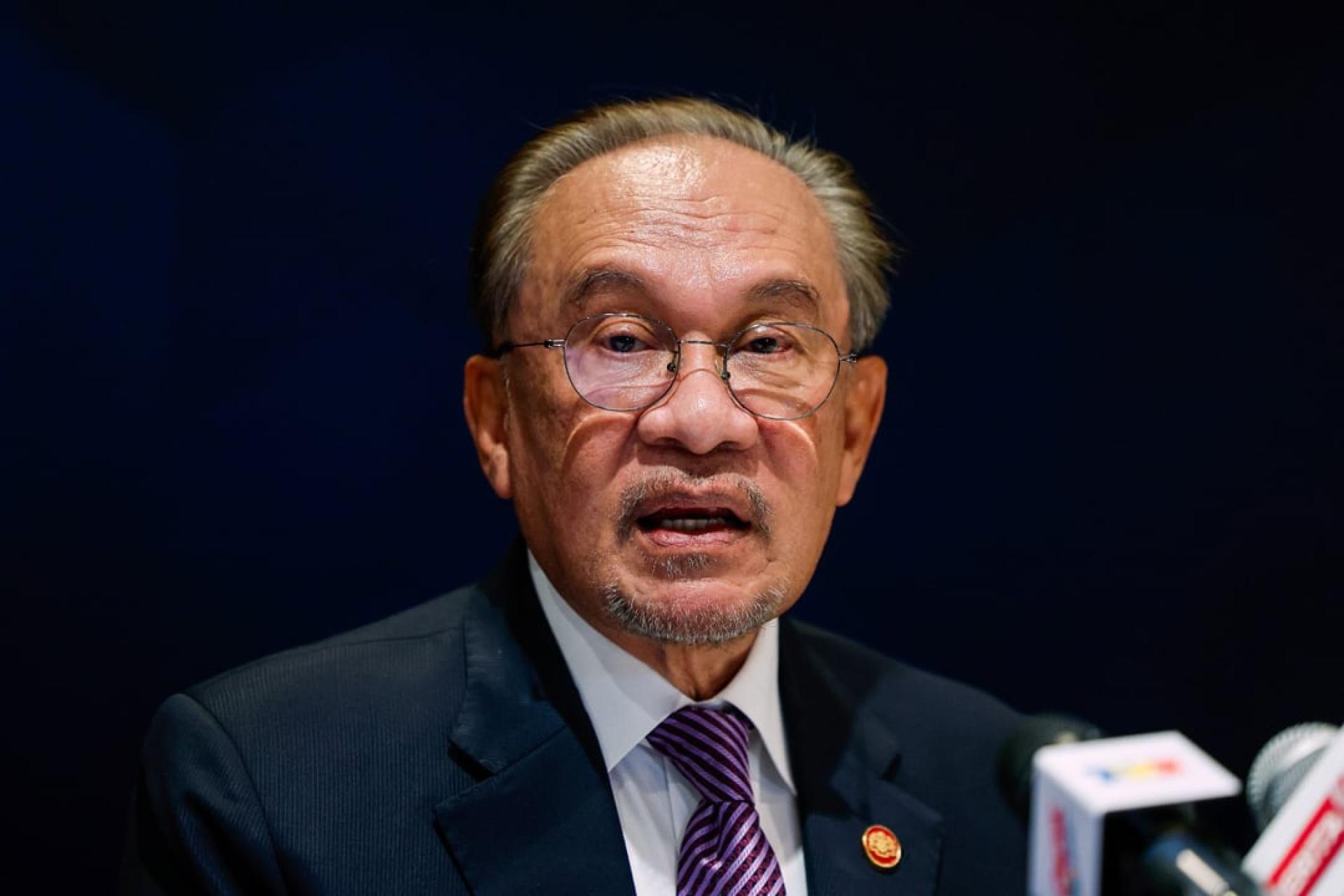 首相拿督斯里安华。