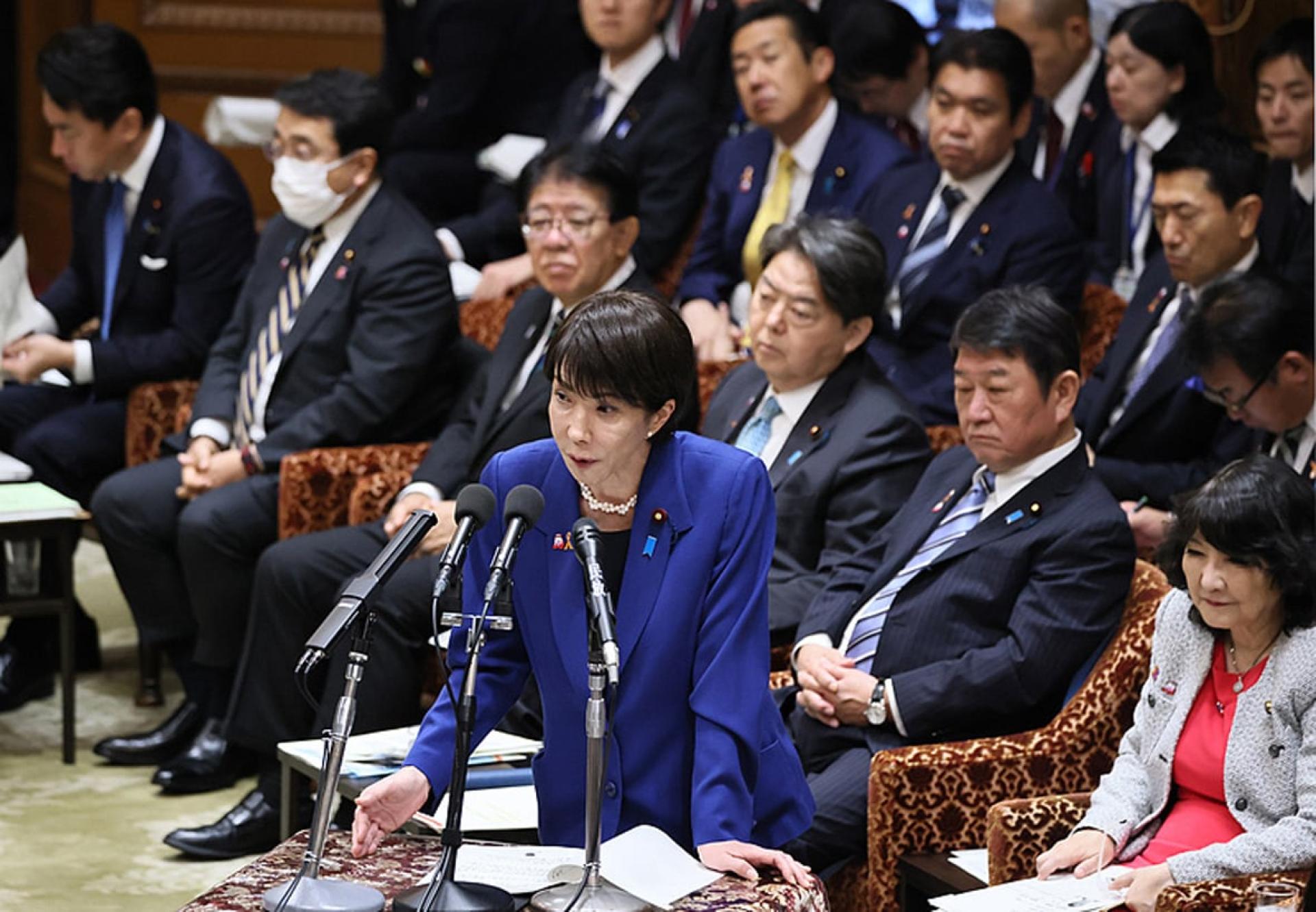 日本首相高市早苗。