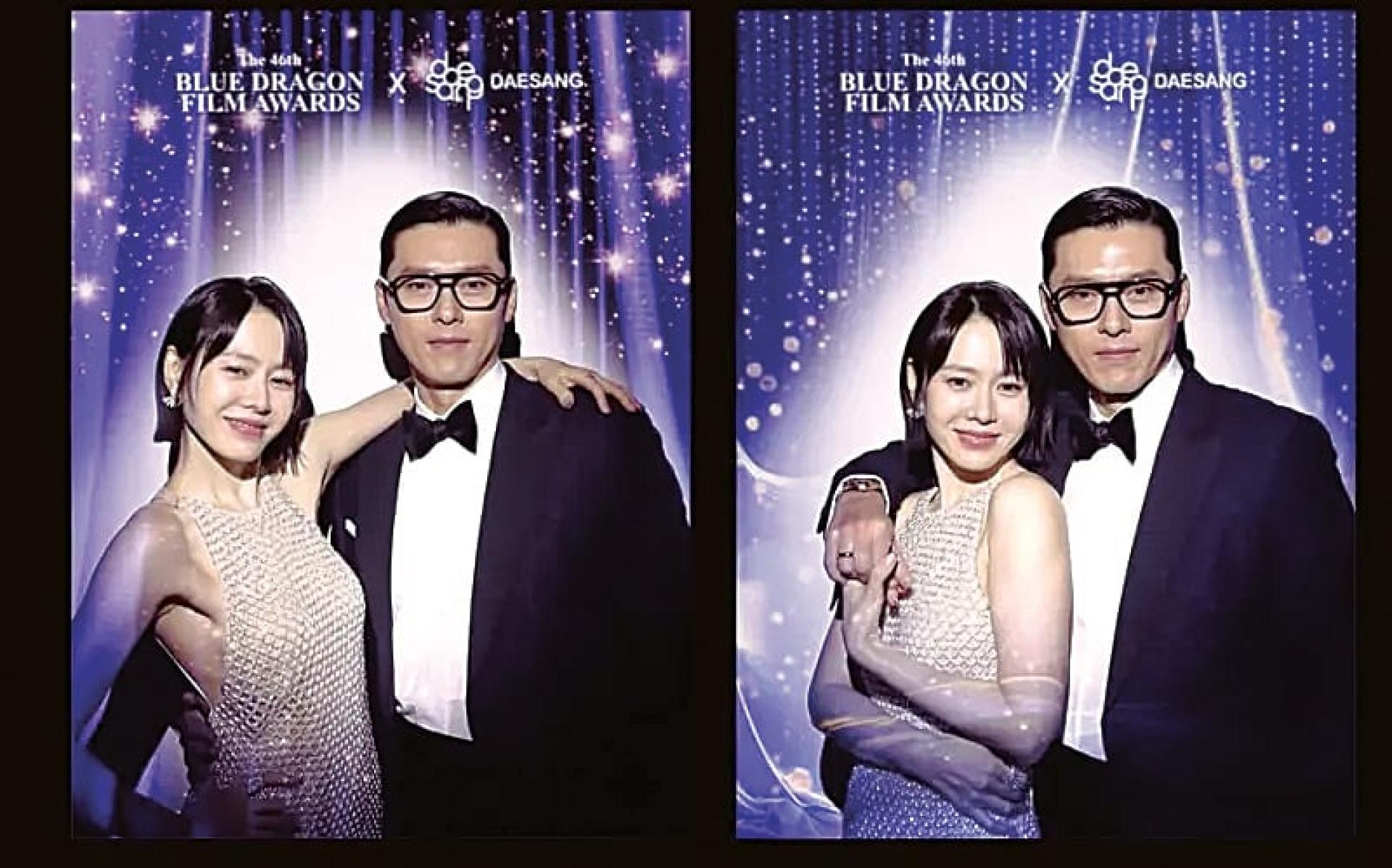 孙艺真（左）是今年的青龙奖影后，但被质疑不该拿奖，她在IG补讲感言以及PO跟玄彬的合照，用高EQ回应外界。