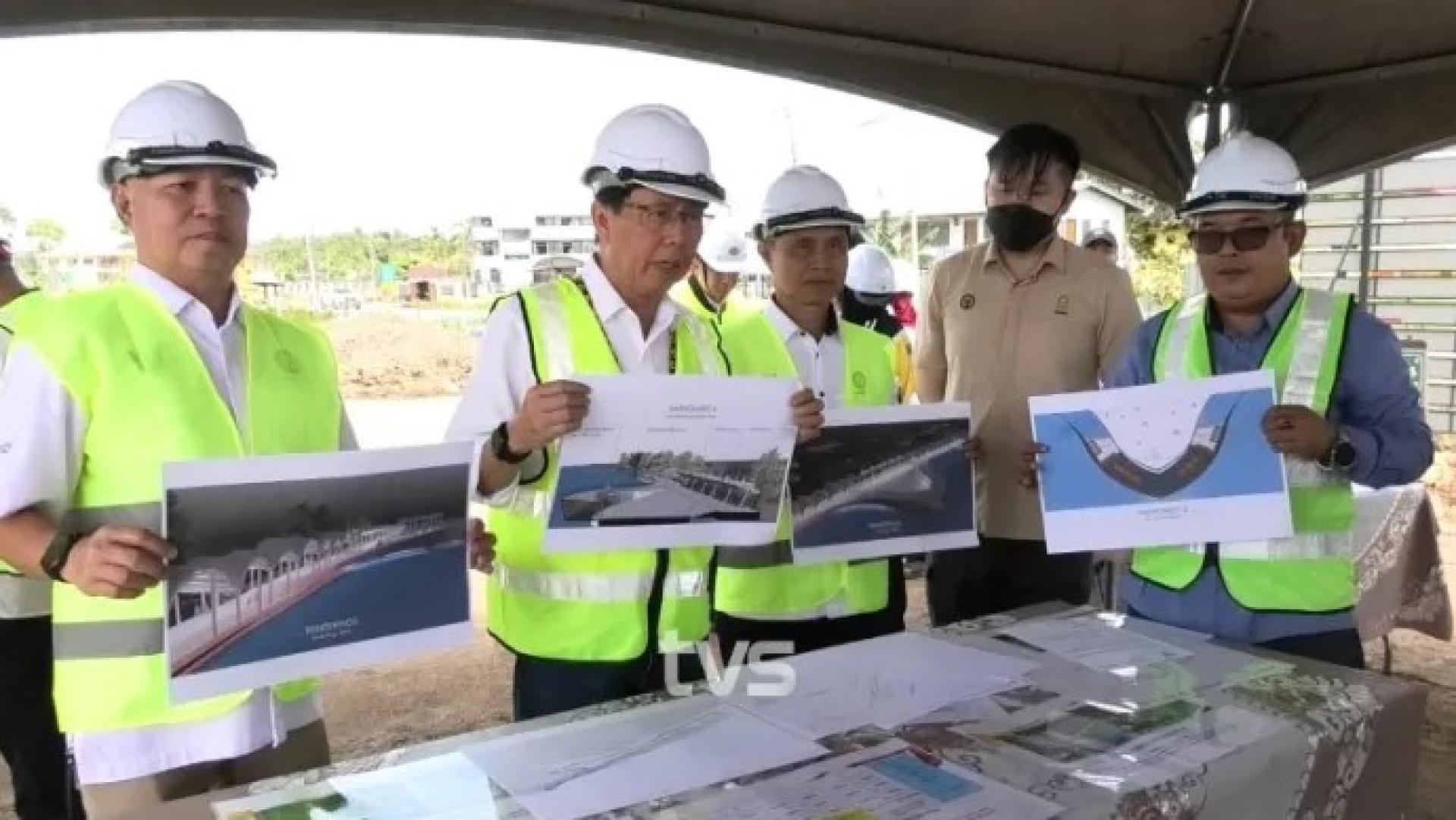 史蒂芬伦迪于2025年11月23日视察实包勿新区项目工地。