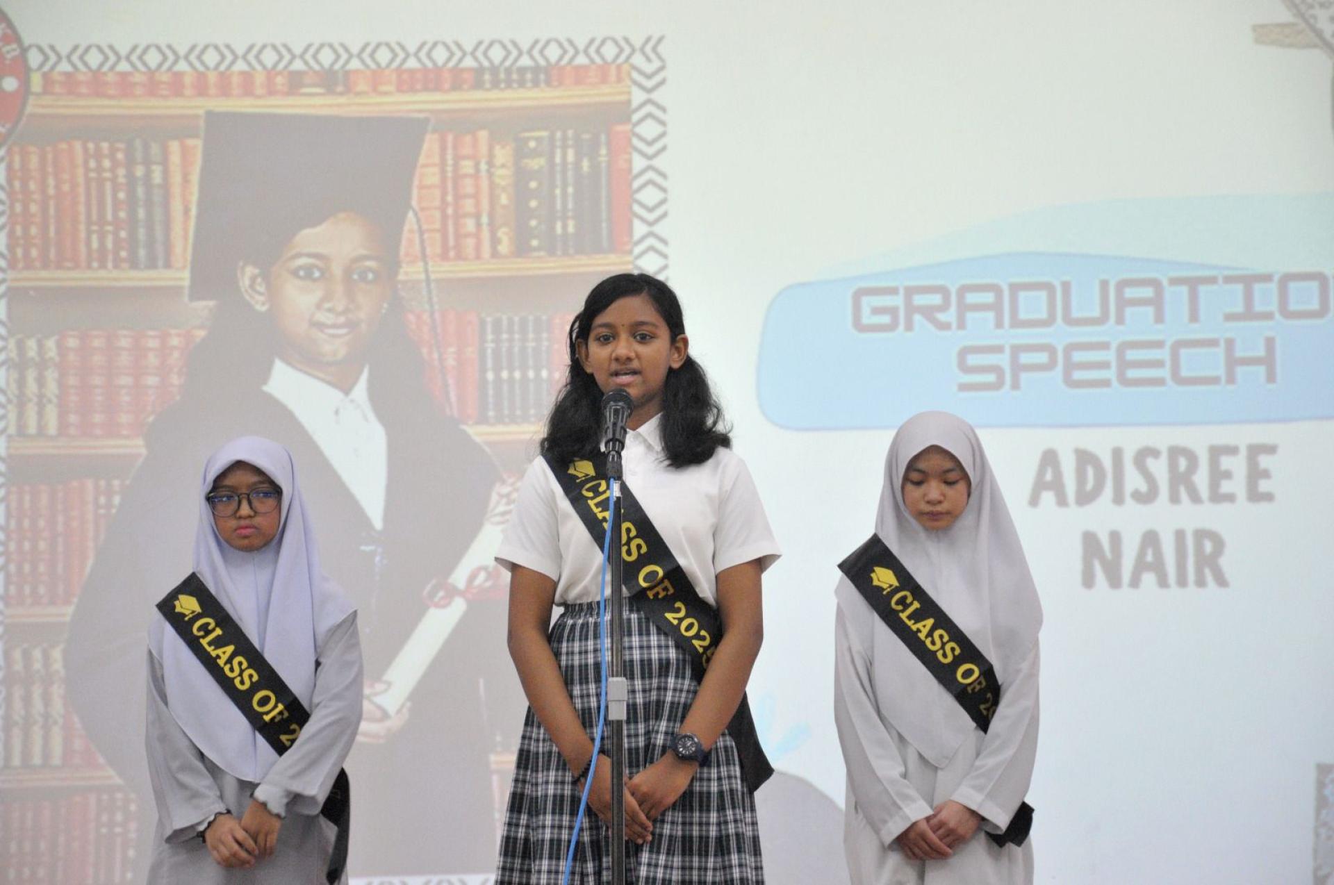 毕业生发表感言