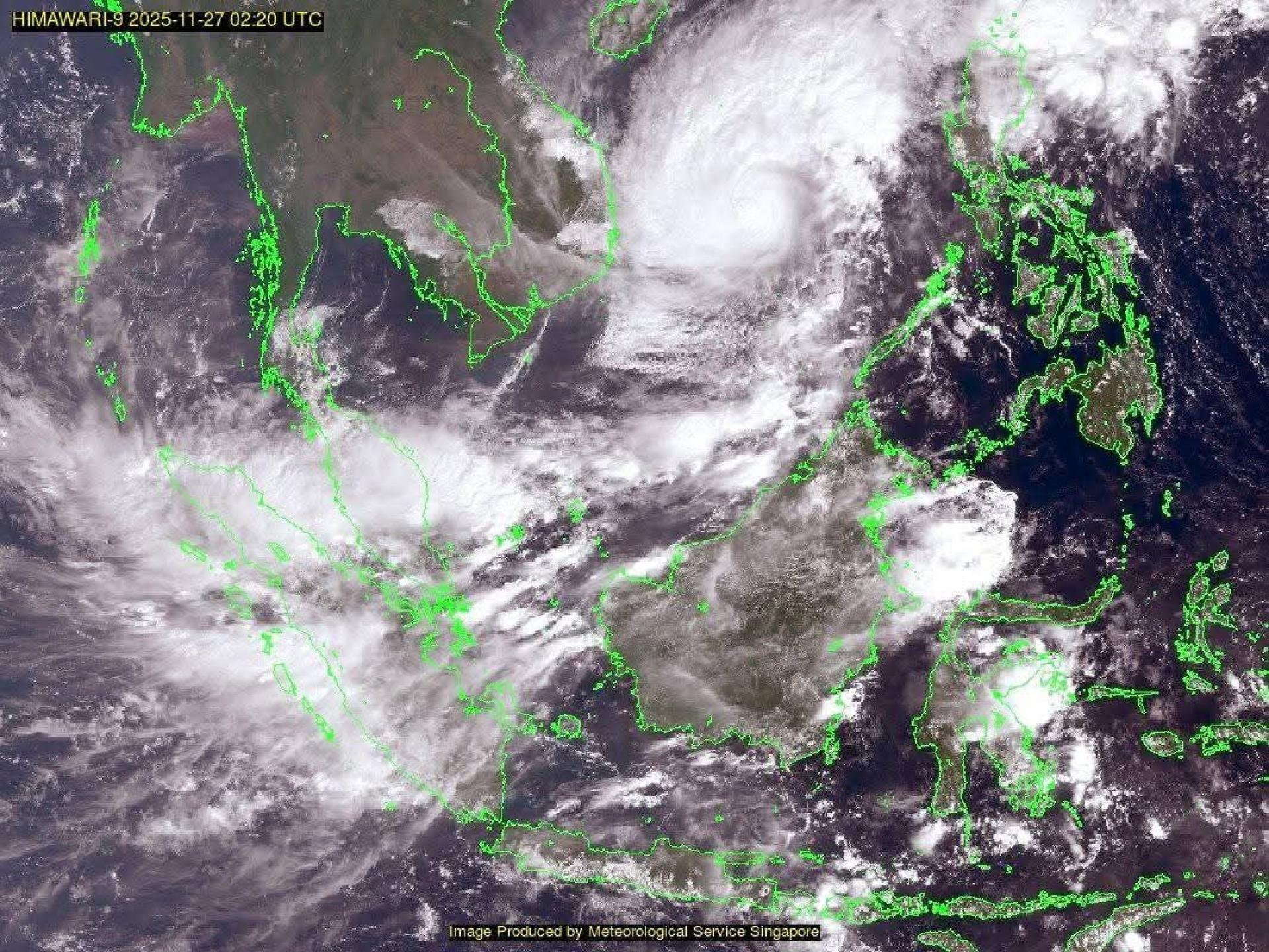 热带风暴“森亚”午夜登陆马来西亚，洪灾州属将面临严峻考验。