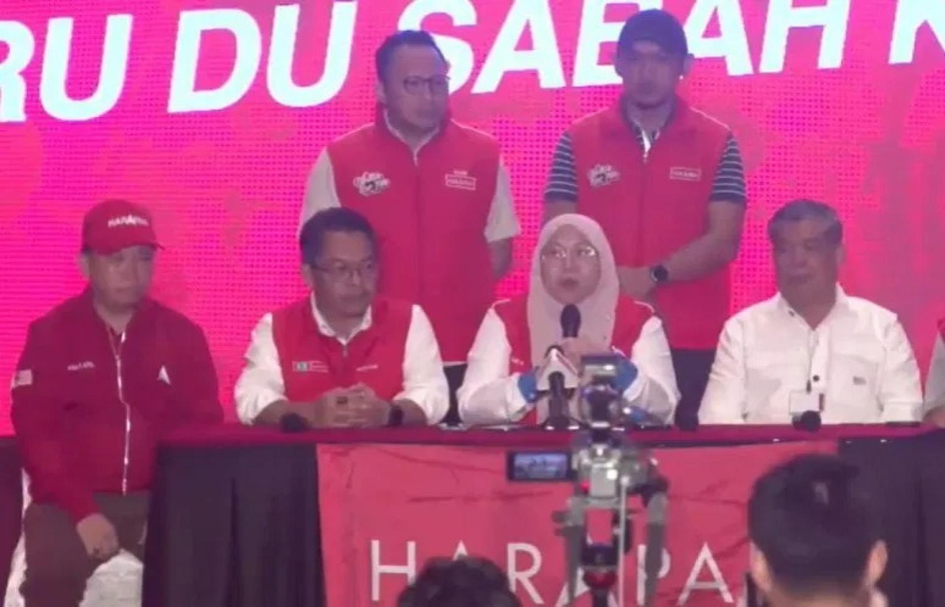 傅芝雅宣布，希盟与沙巴人民联盟将组成新一届沙巴州政府。