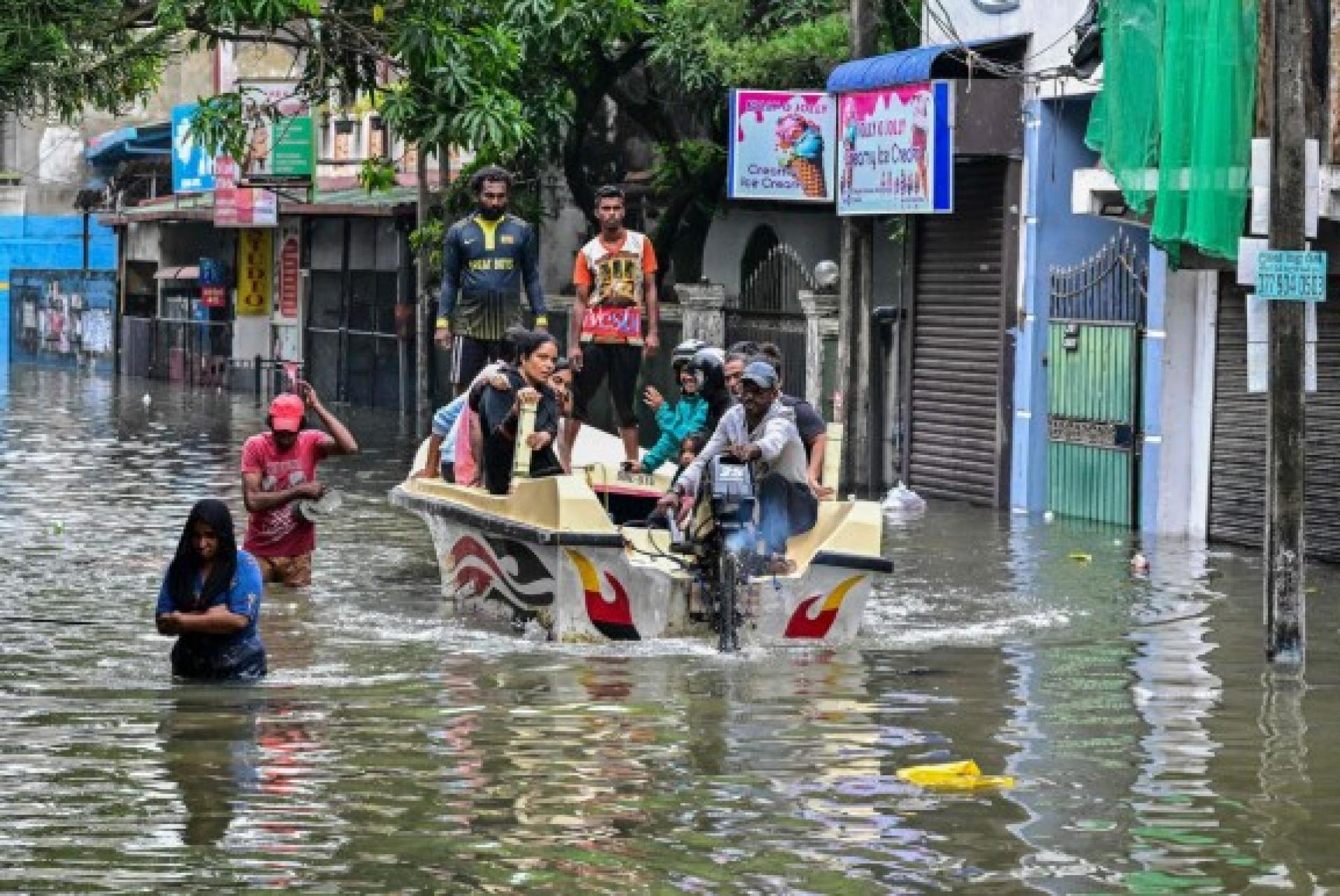热带气旋“迪特瓦”对斯里兰卡带来严重灾害。
