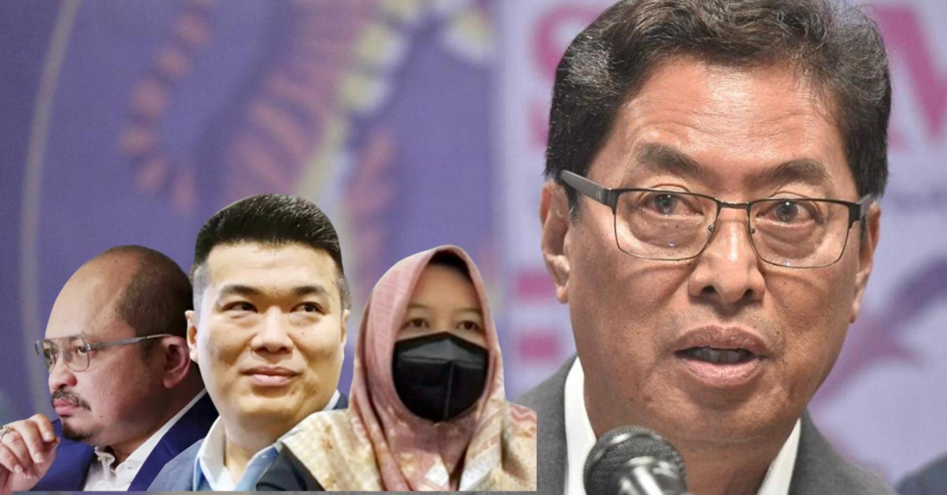 阿占巴基：三苏依斯干及刁健城将面控，苏菲雅丽妮则转作证人。