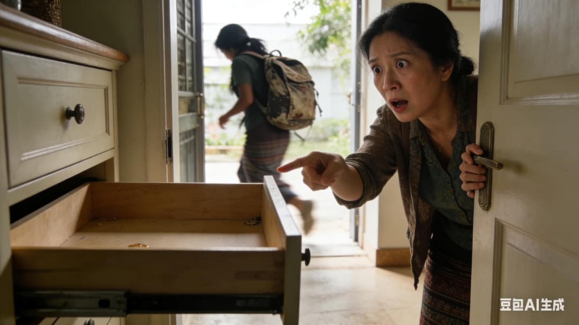 一名本地妇女出于同情心，收留一名无家可归的缅甸籍女子暂住家中，不料后者疑似趁她外出时盗走贵重物品。（AI示意图）