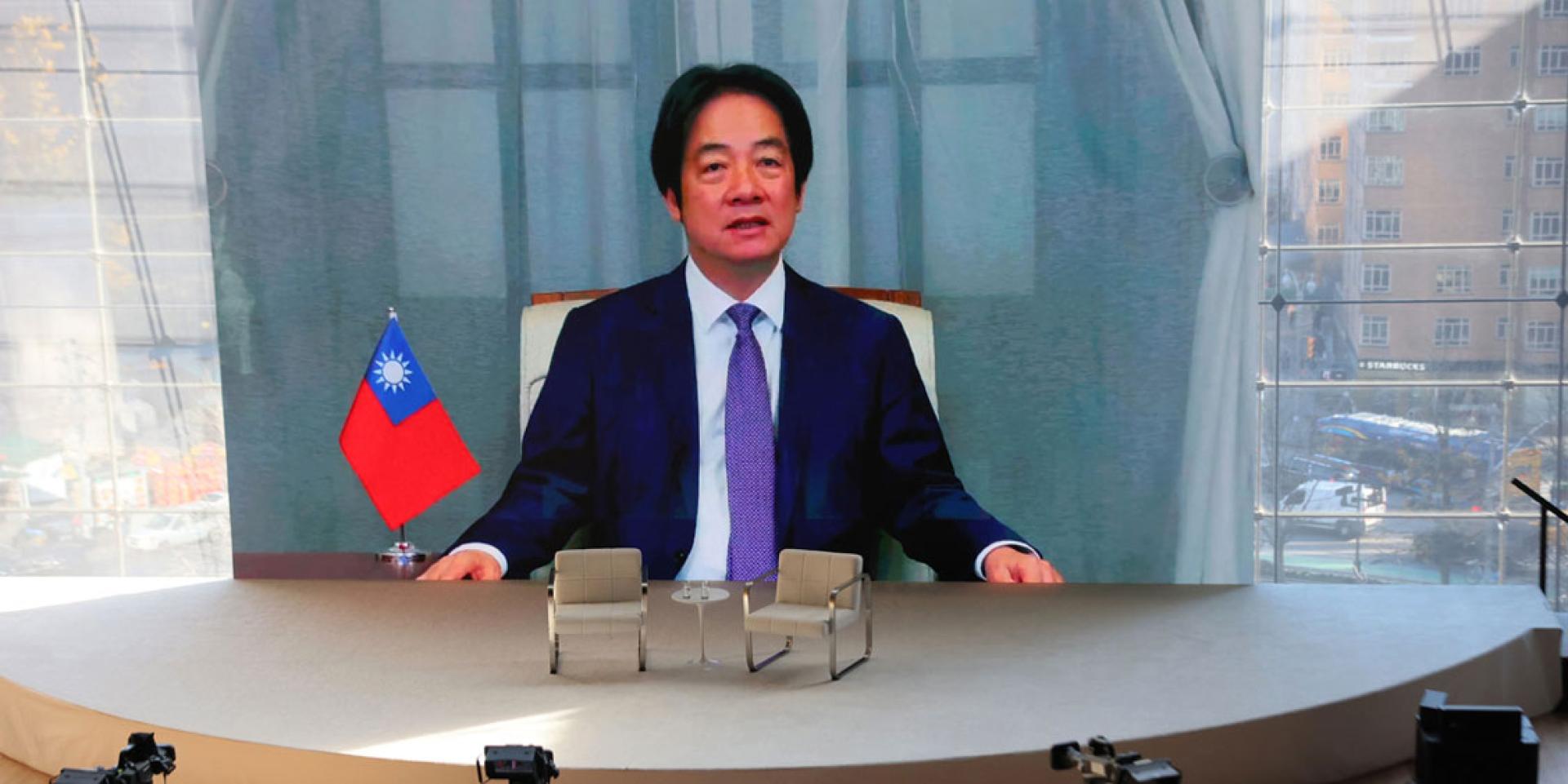 赖清德说，台湾今年的经济成长率会高达7.37%。