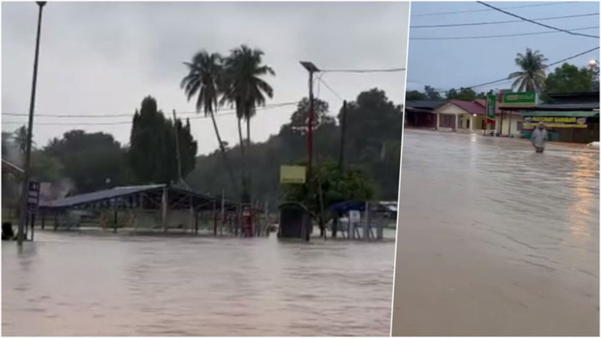 凌晨一场长命雨，雪州再传水灾。乌鲁冷岳国家青年高级技能学院（杜顺大分院）一带水淹过膝。