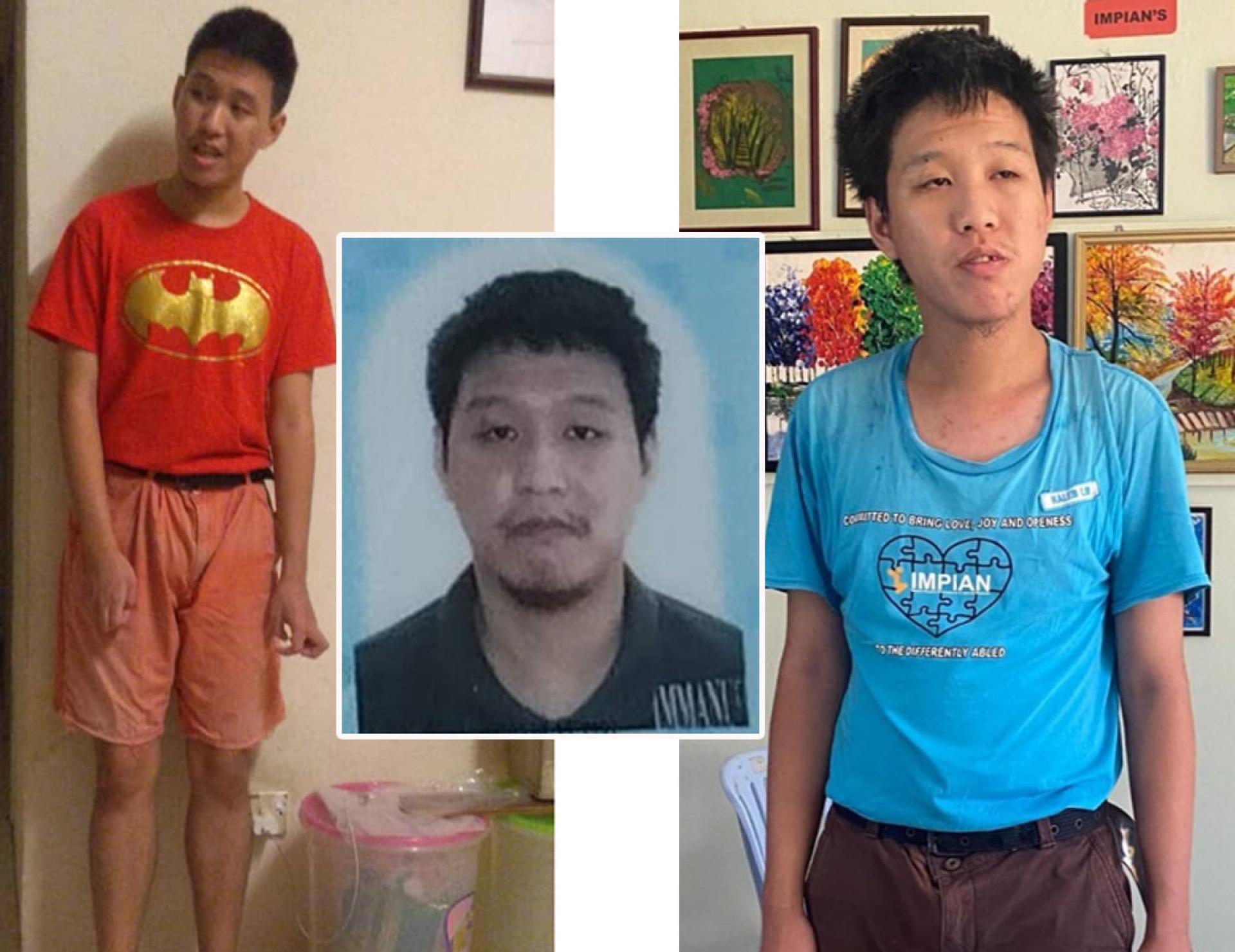 有关失踪特殊青年的照片（家人提供）