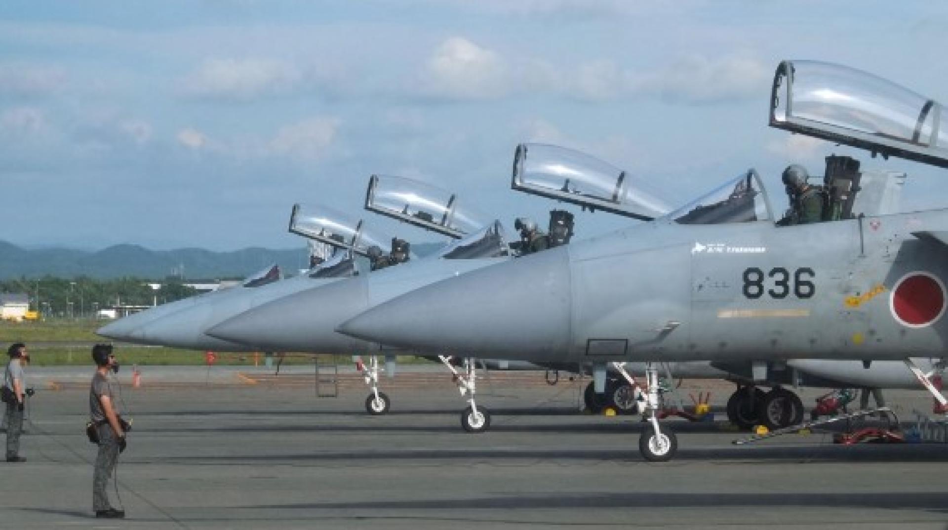 日本F-15战机。（档案照）