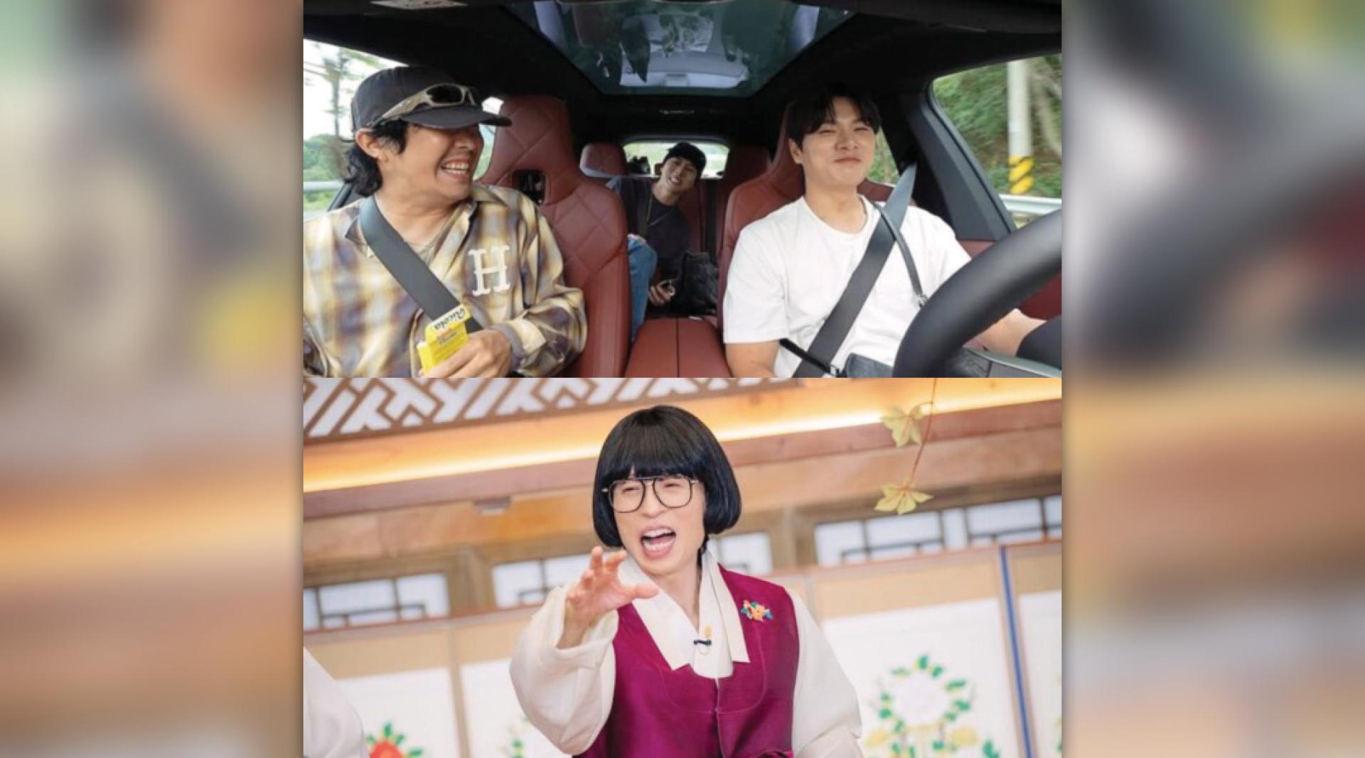 李伊庚（上图右）仅提到《玩什么好呢》的HaHa（上图左）和朱宇宰（上图中），并未提及刘在锡（下图）惹议。