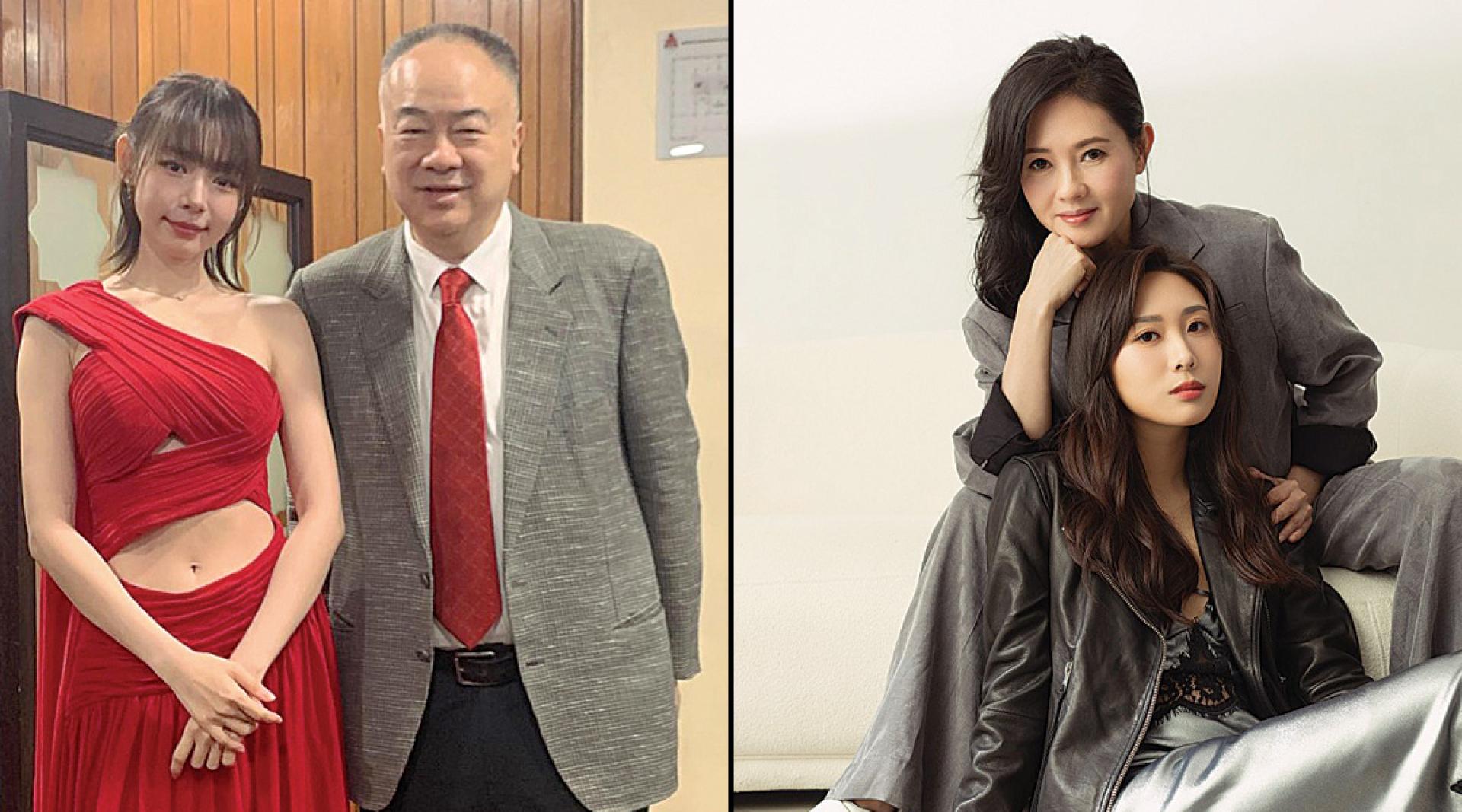 （左图）高志森考虑找林明祯演出。（右图）李丽珍（后）有望母女档上阵。