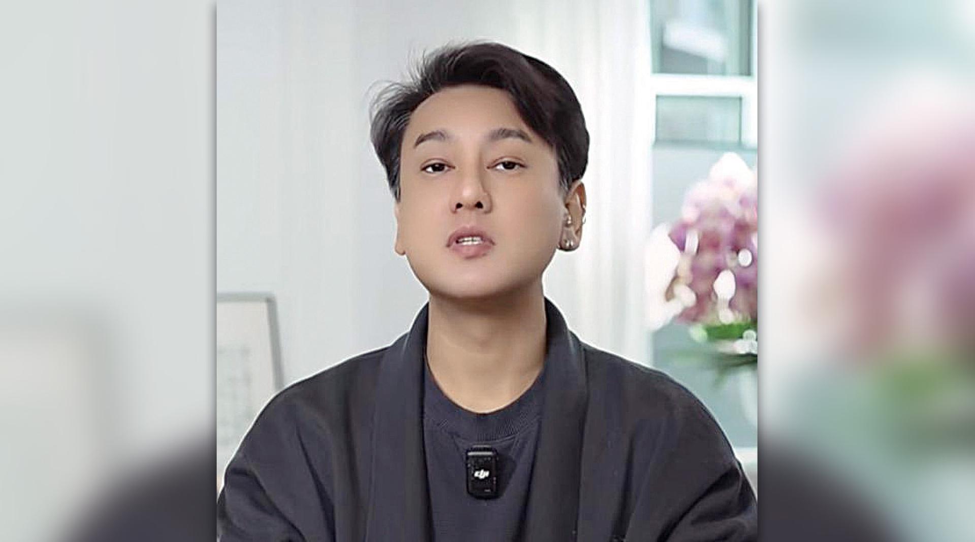 朱孝天拍影片回应“遭退出F4”一事。