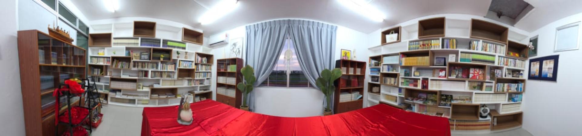 美里笔会“温志菓图书室”。