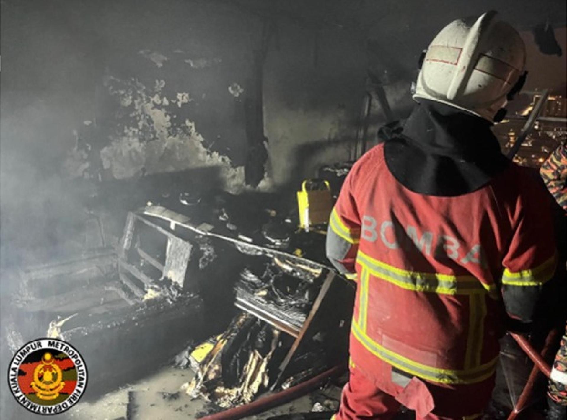 消拯员事后到场展开调查。（消拯局供图）