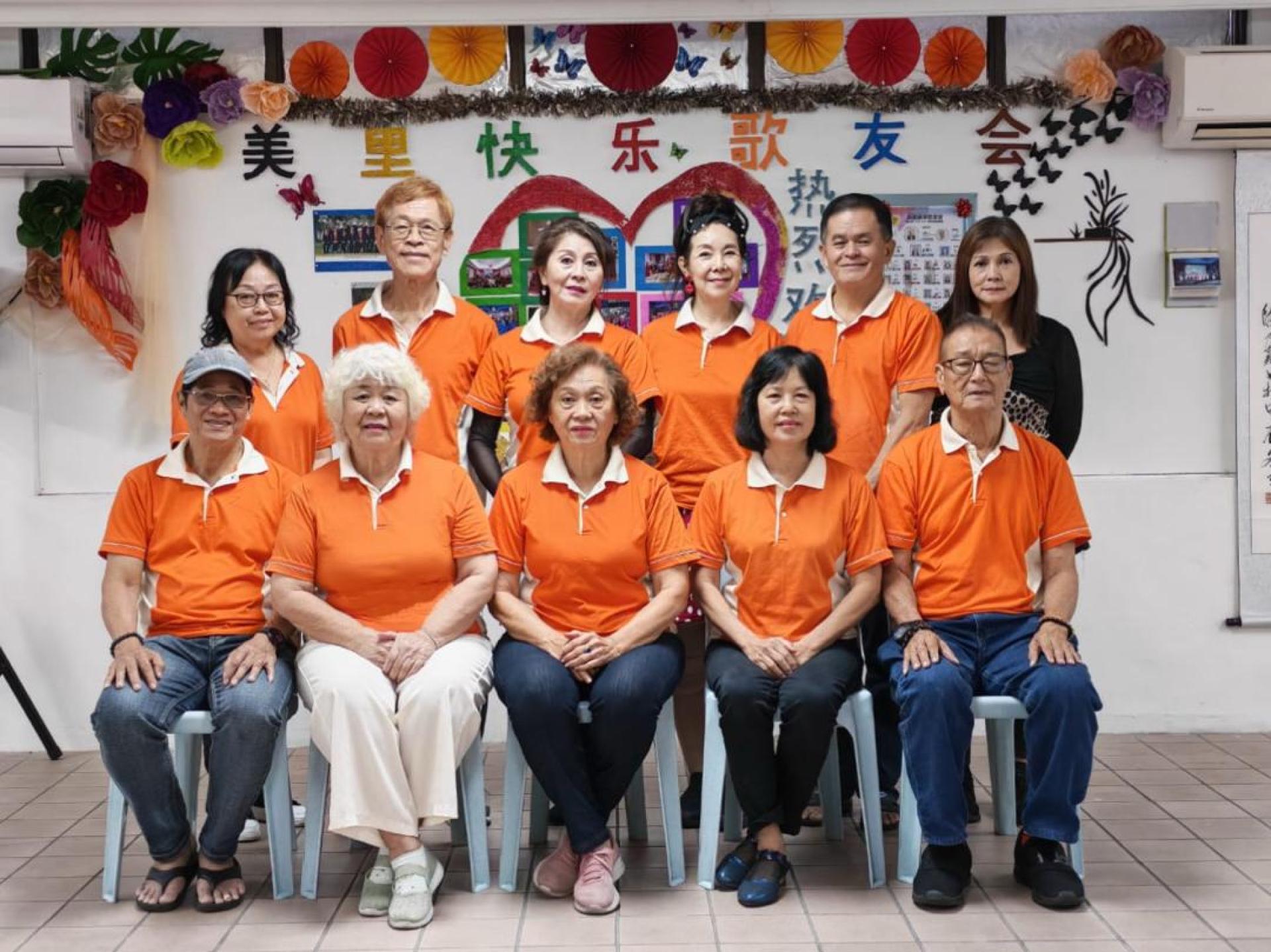 新春联欢会暨会员新春歌唱比赛筹备会合影。