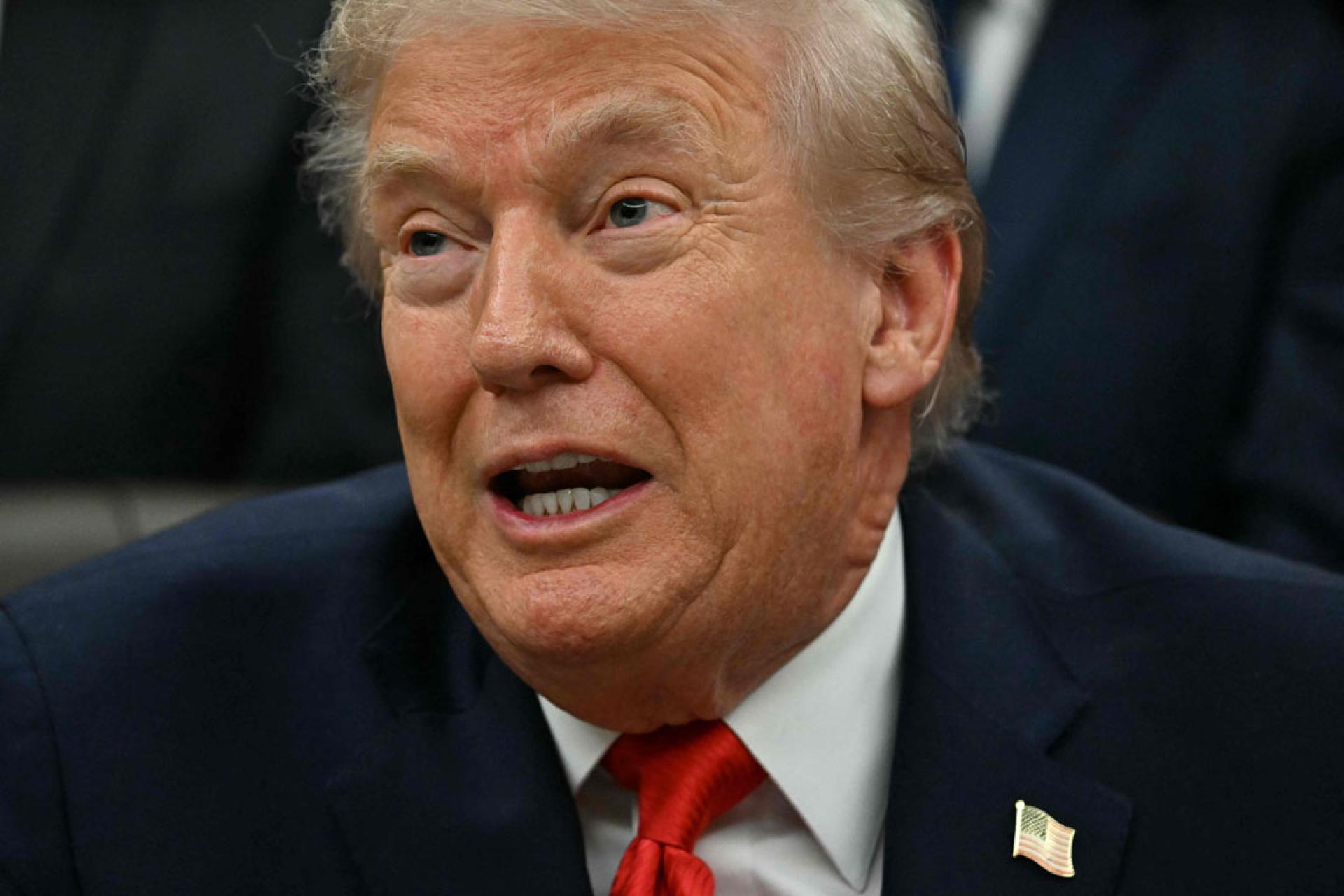 美国总统特朗普。