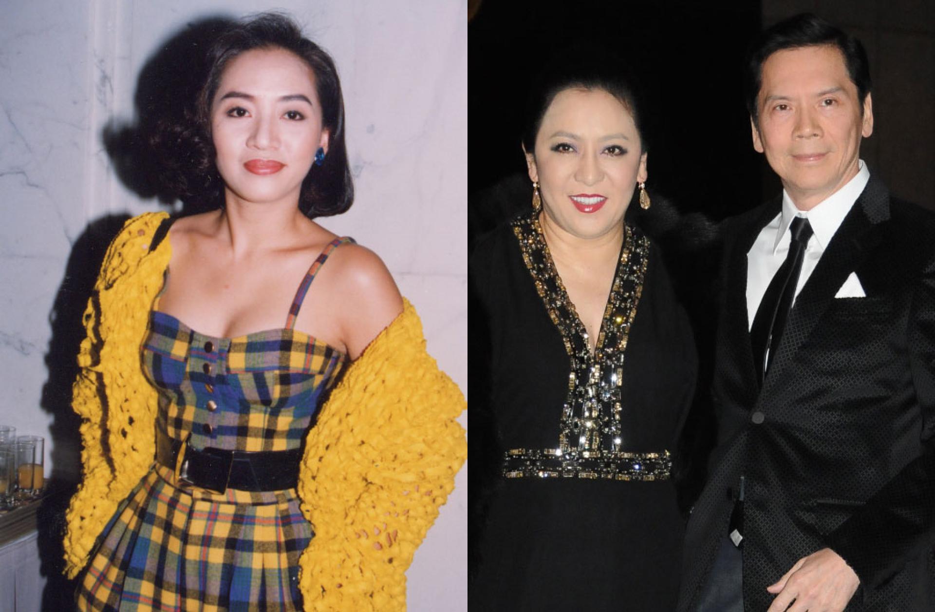 梅艳芳（左）被爆香港演艺圈脾气最大，向太因她出手救小叔。