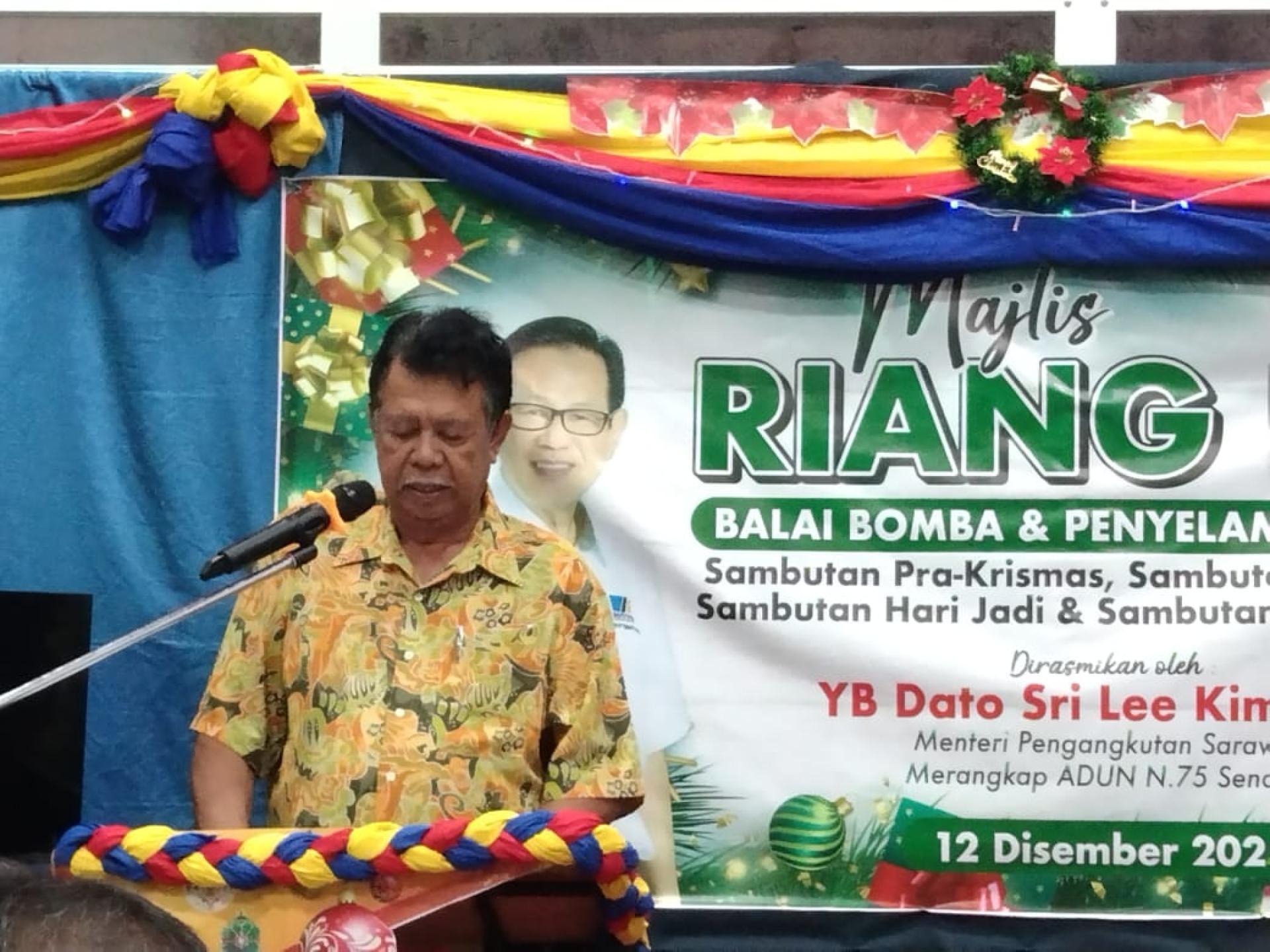 拿督斯里李景胜因事务在身未克出席，其准备的讲稿由本固鲁卡丹阿纳末林当代为宣读。