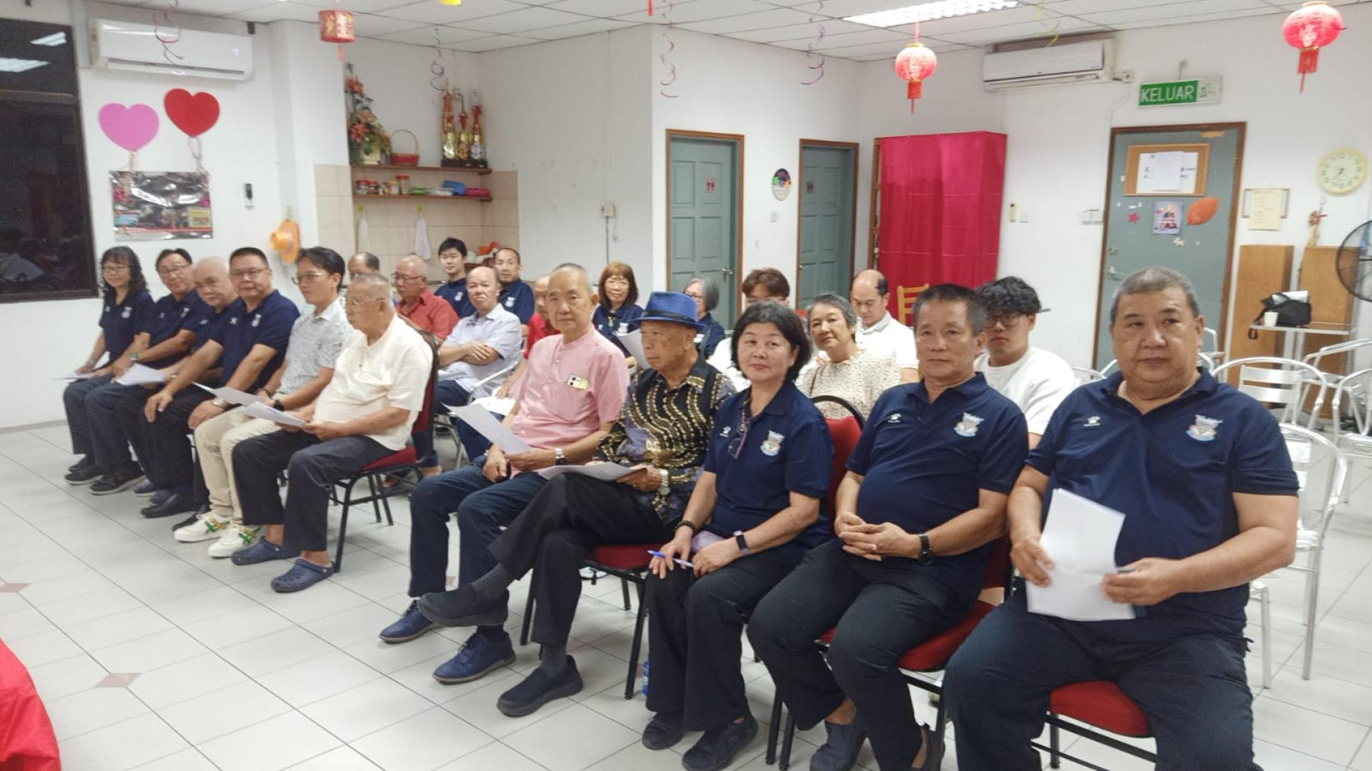 汶中校友会会员大会会场