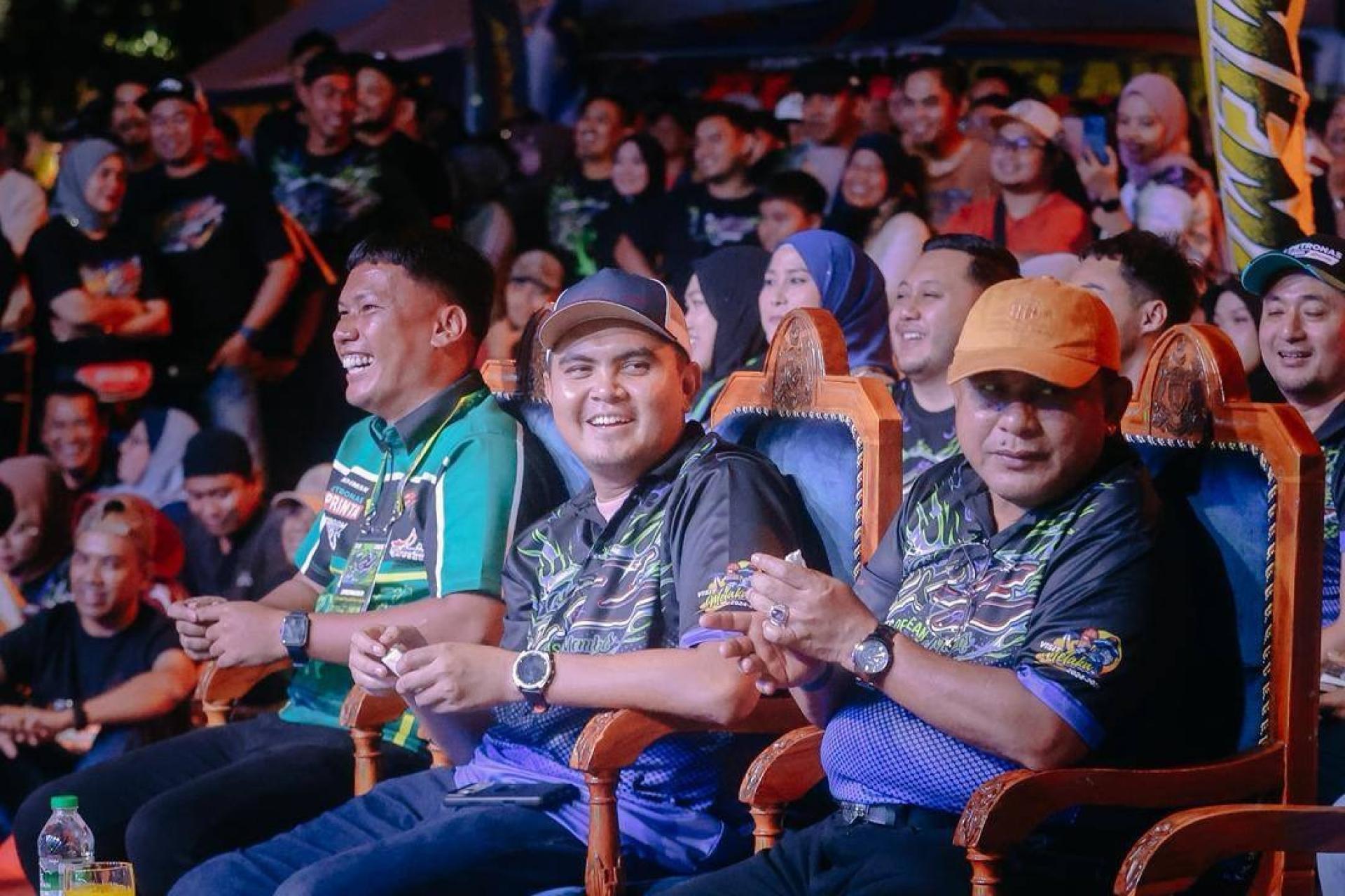 阿克马出席RXZ摩哆3.0大集会活动时摄。（图取自甲首长阿都拉勿脸书）